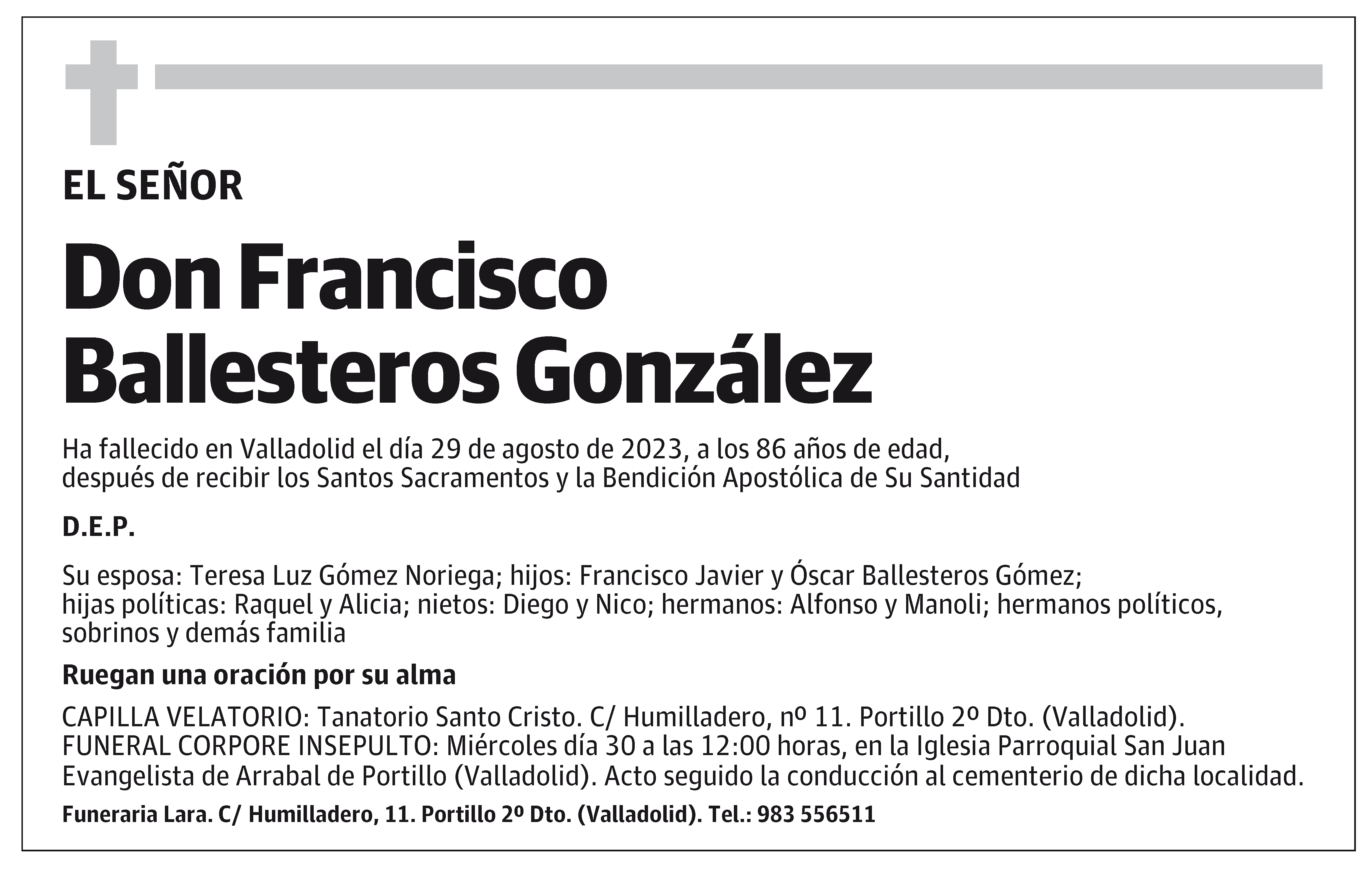 Francisco Ballesteros González