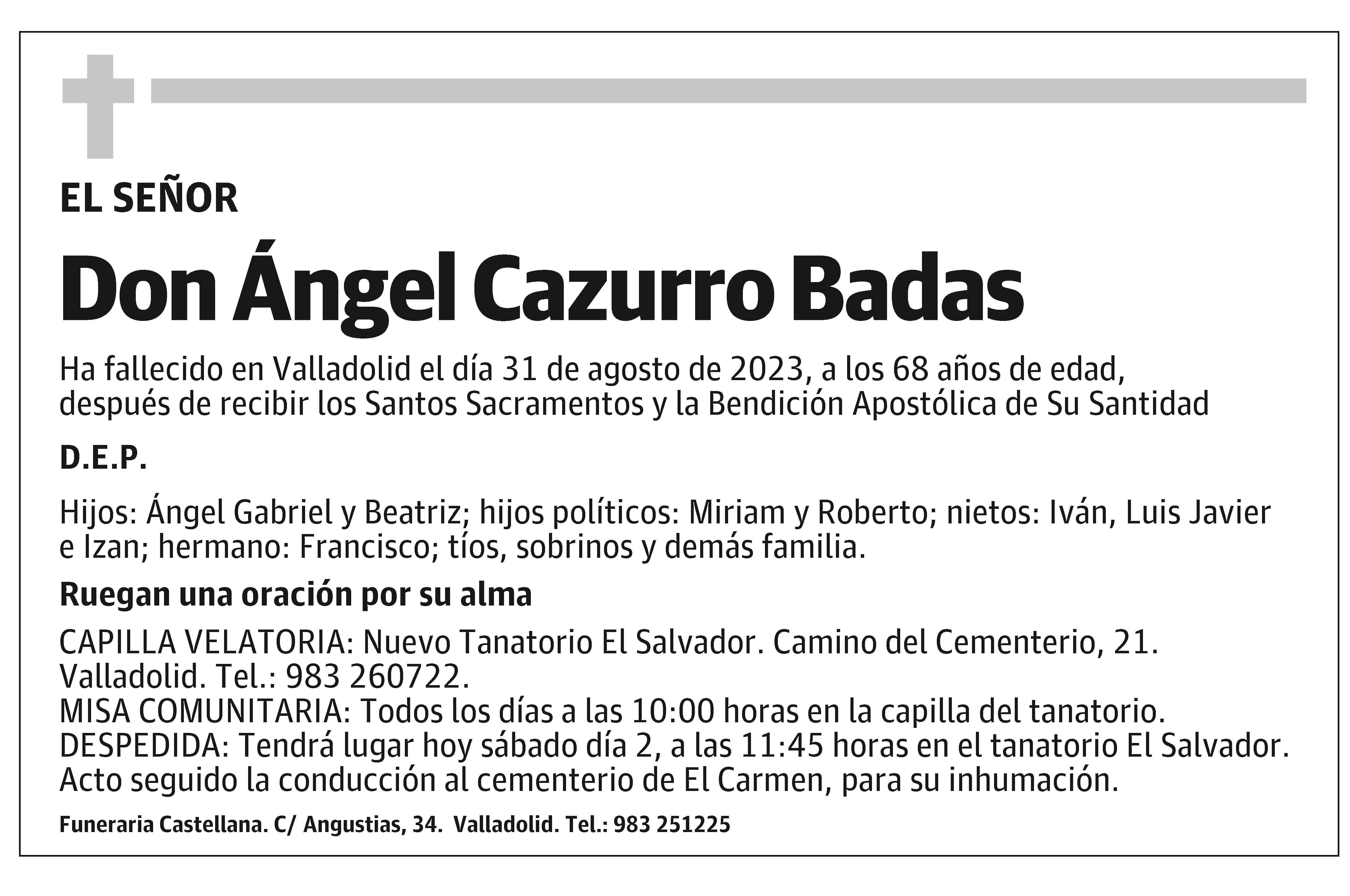 Ángel Cazurro Badas