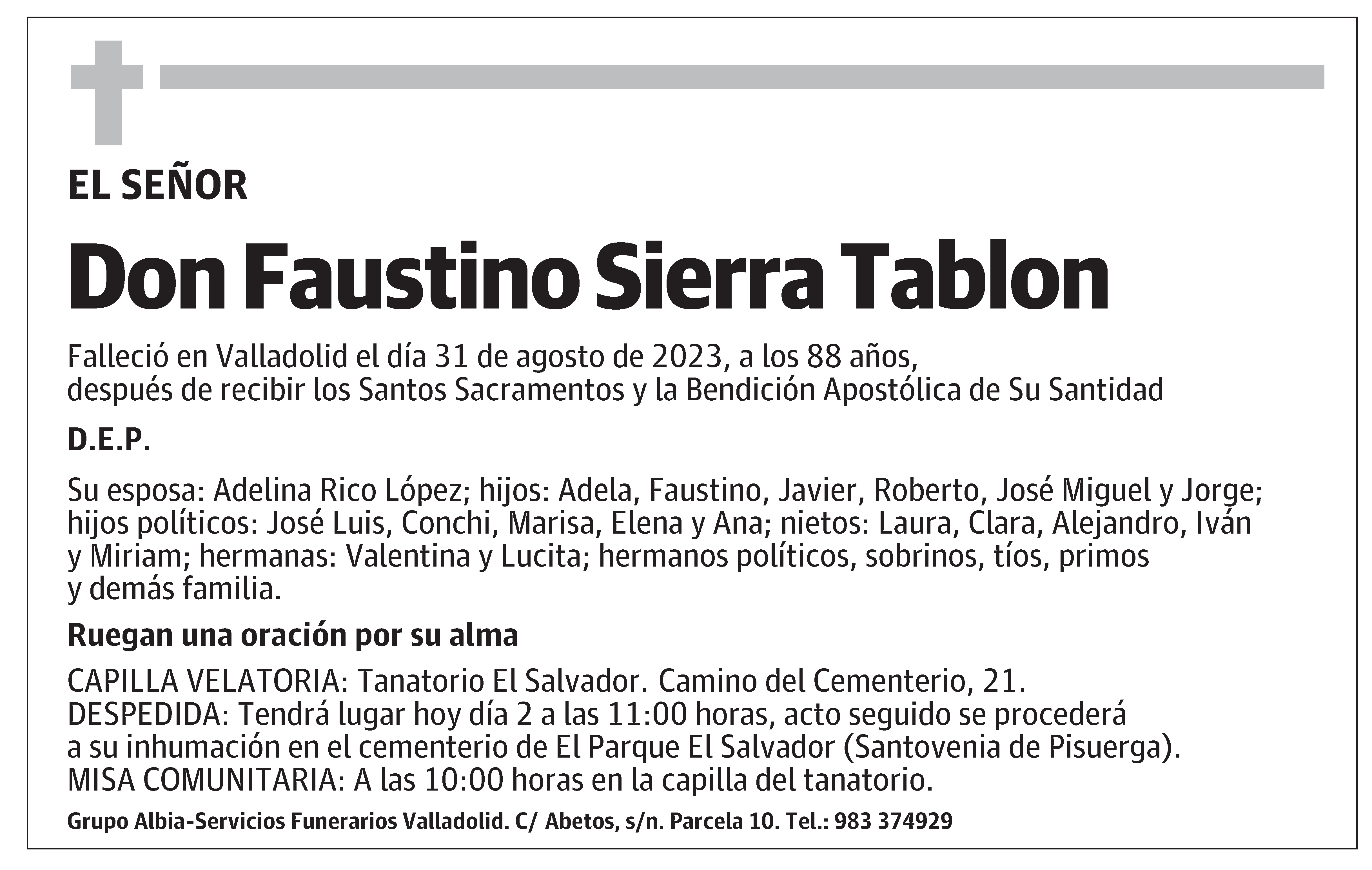 Faustino Sierra Tablon