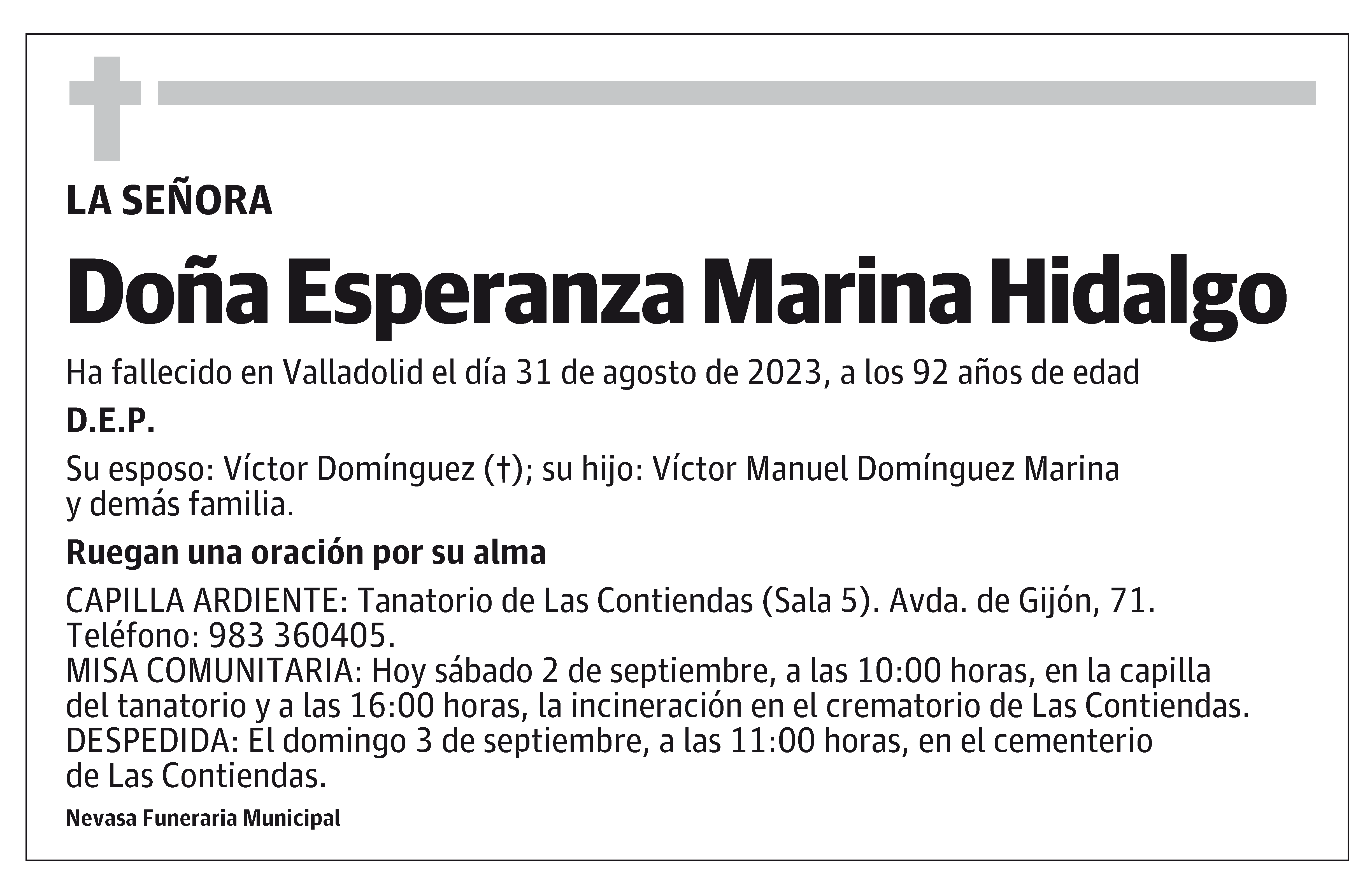 Esperanza Marina Hidalgo