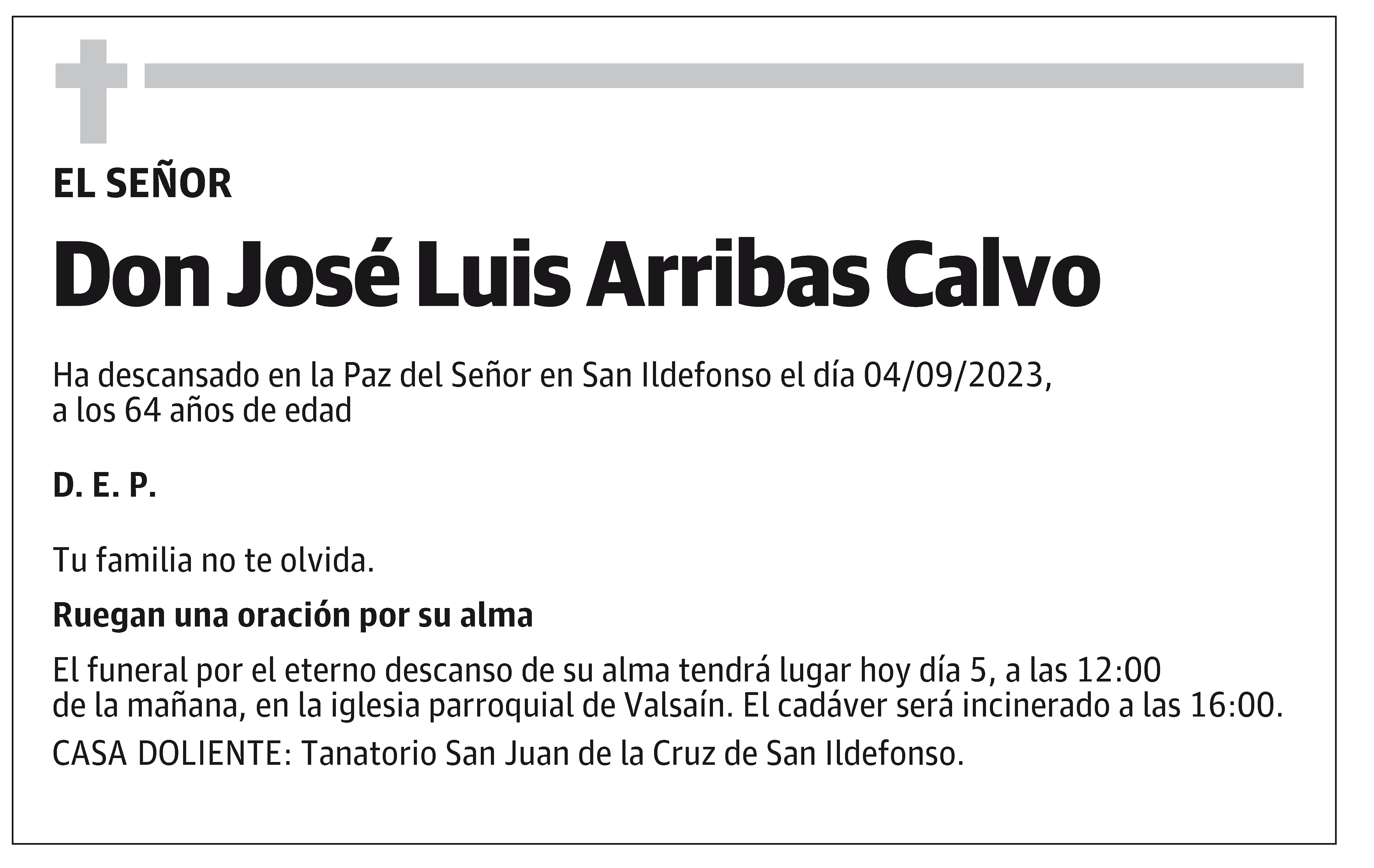 José Luis Arribas Calvo