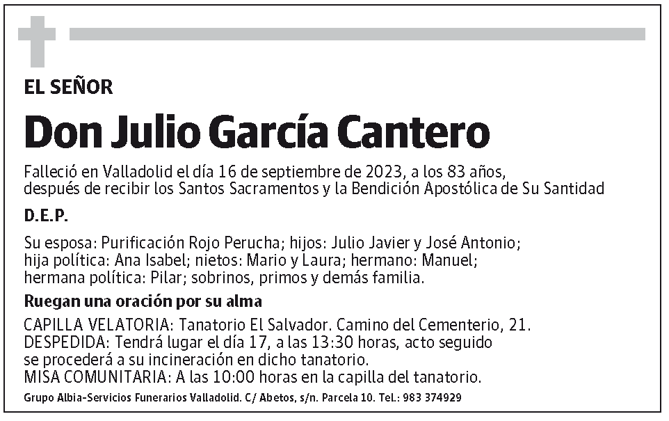Julio García Cantero
