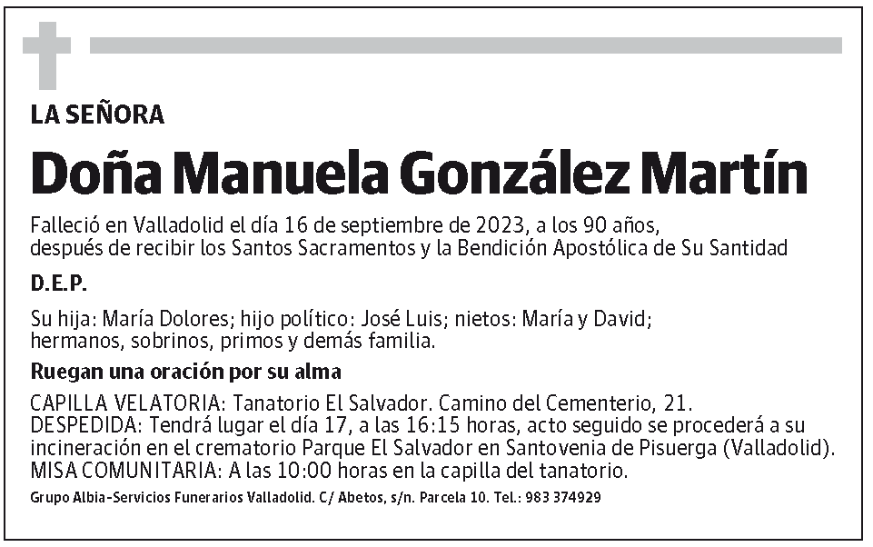Manuela González Martín