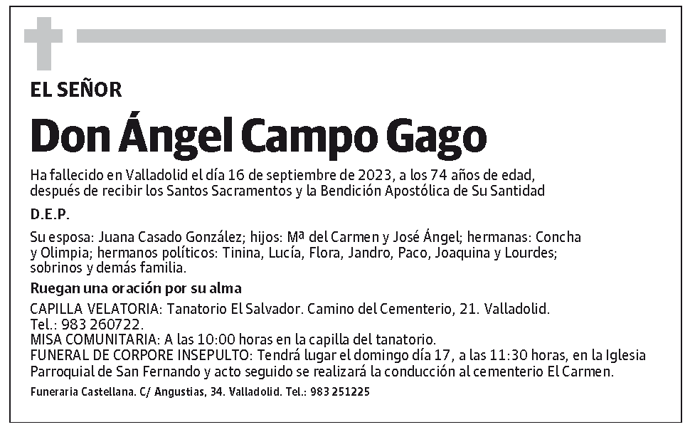 Ángel Campo Gago