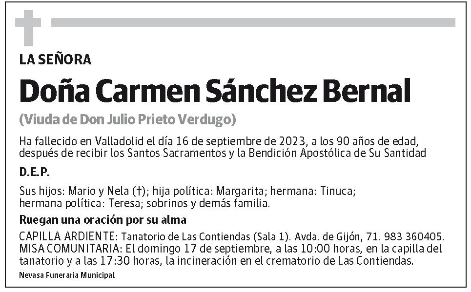 Carmen Sánchez Bernal
