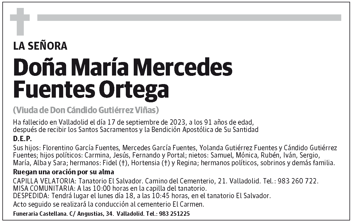 María Mercedes Fuentes Ortega