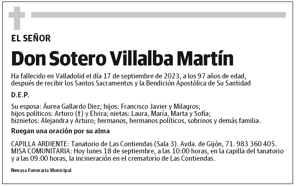 Sotero Villalba Martín