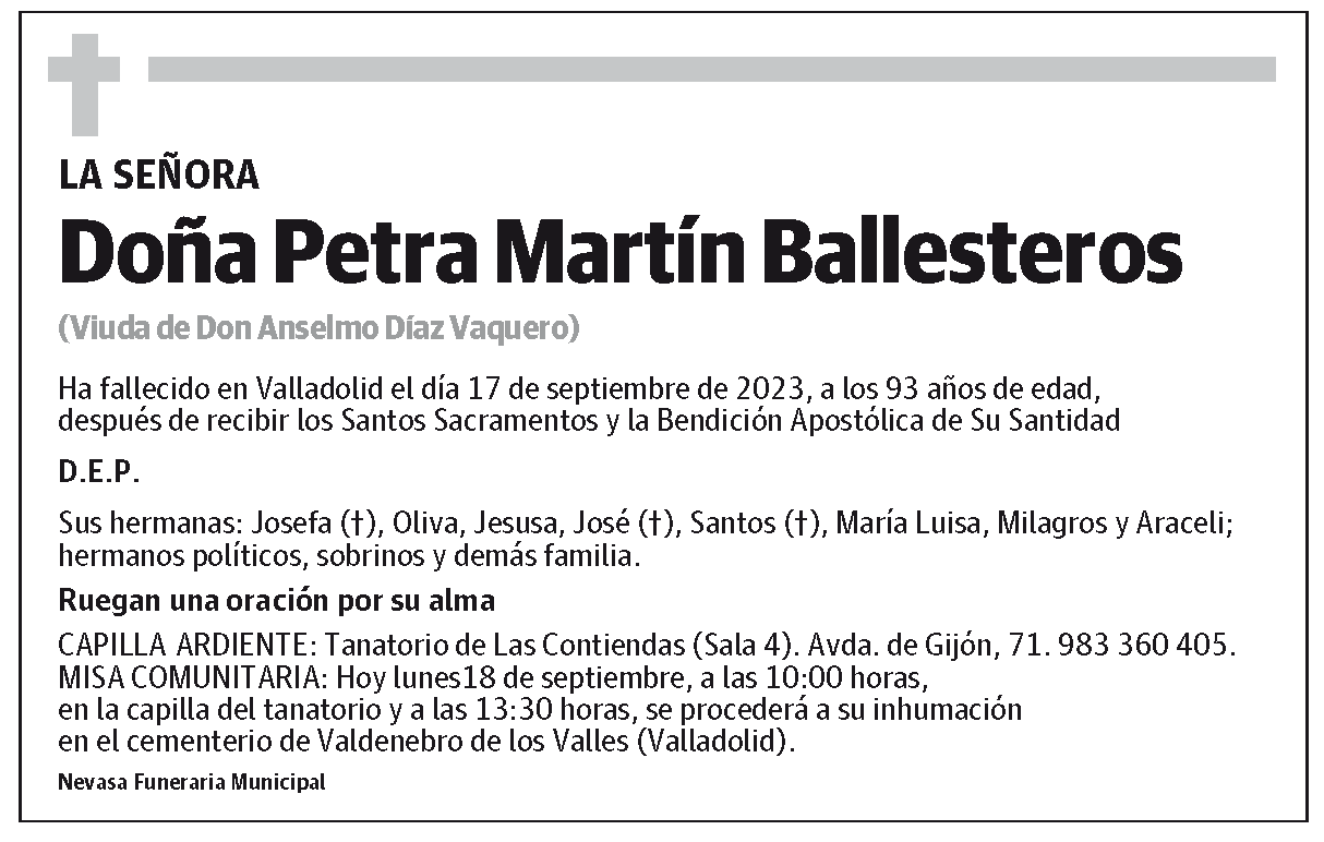 Petra Martín Ballesteros