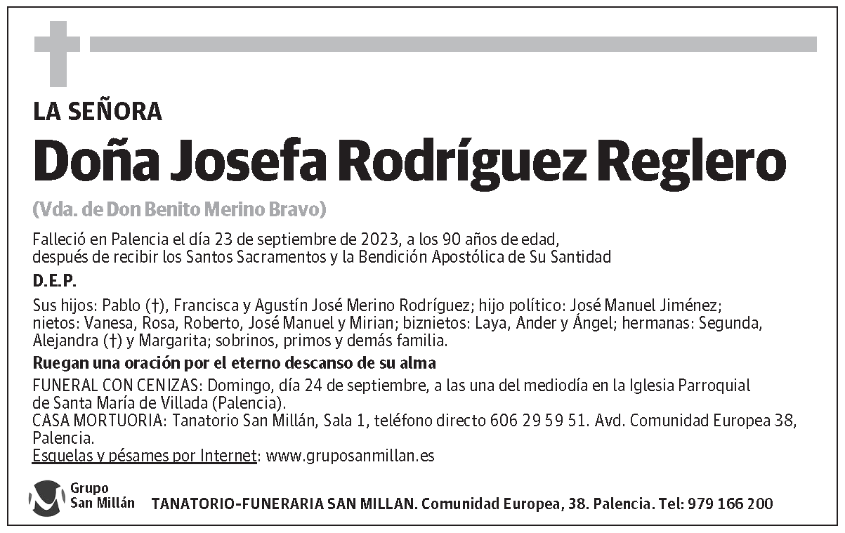 Josefa Rodríguez Reglero