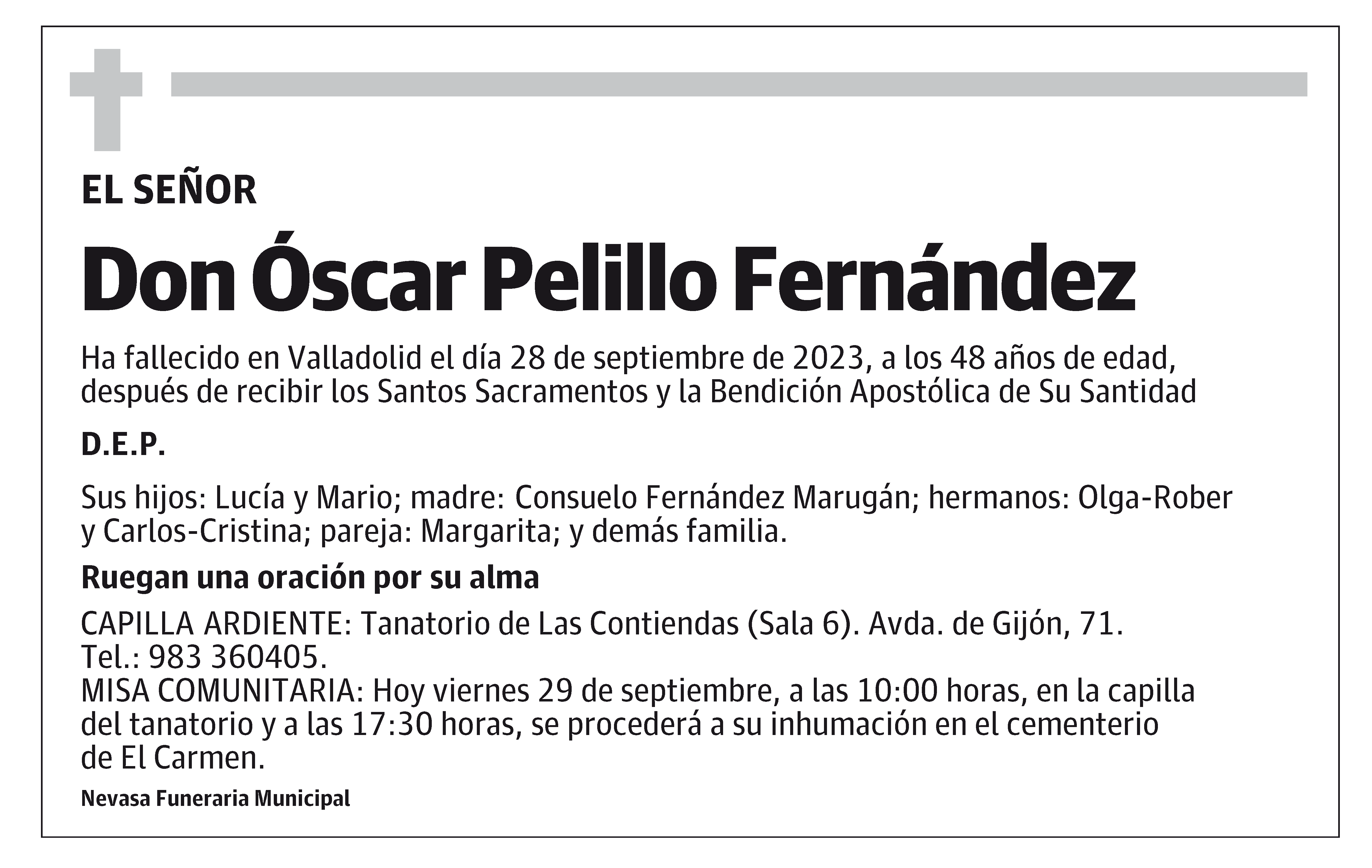 Óscar Pelillo Fernández