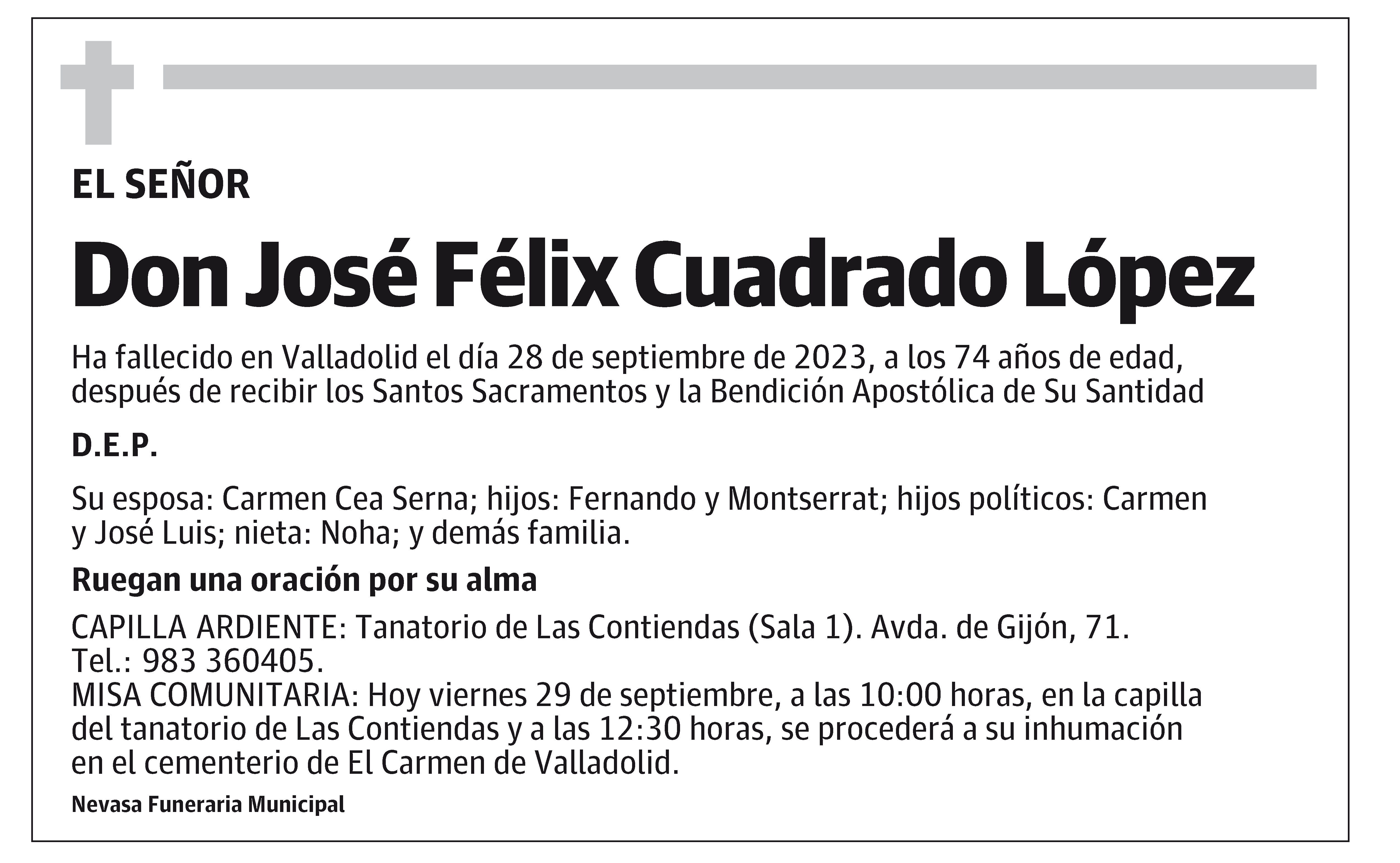 José Félix Cuadrado López