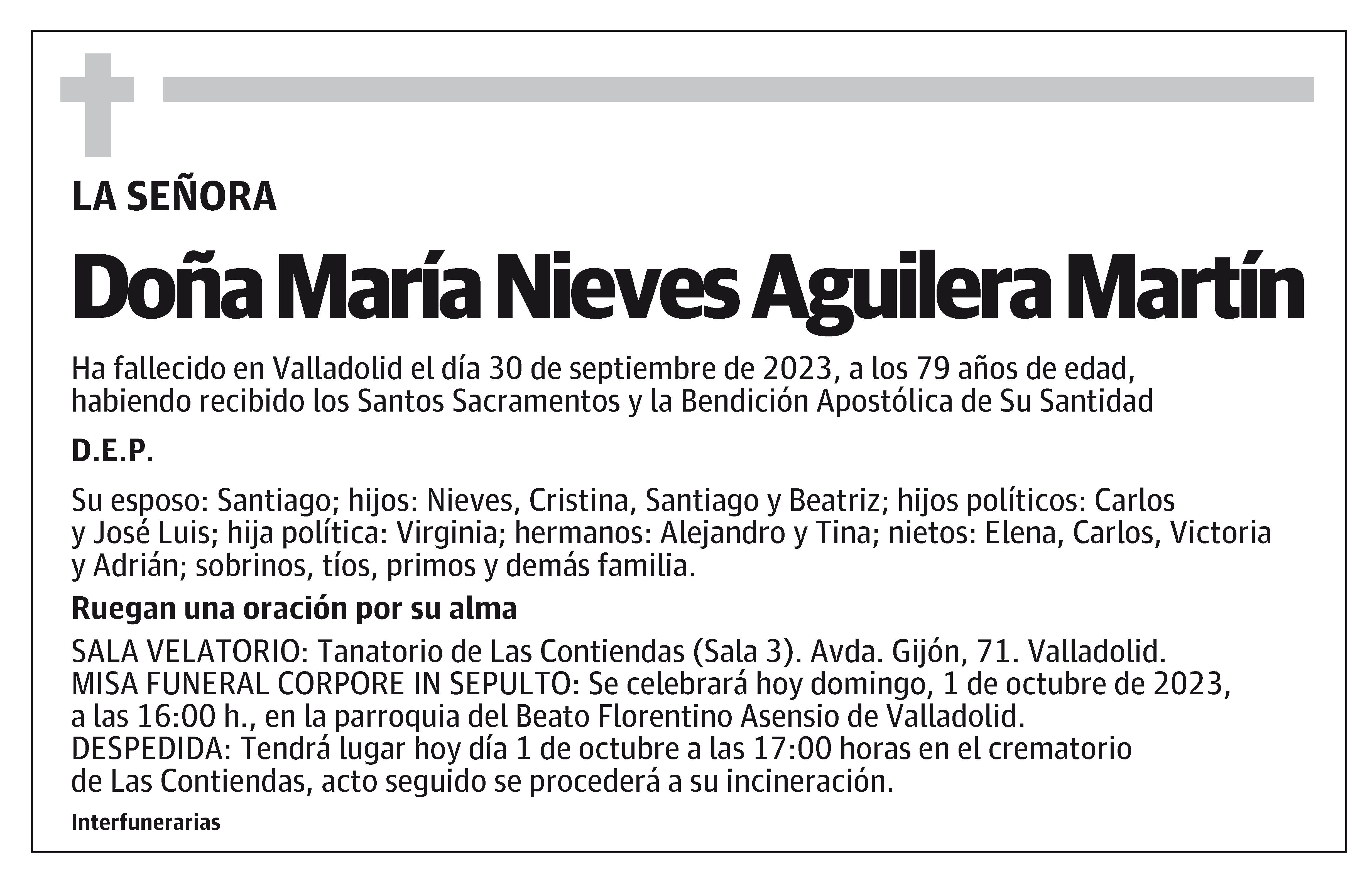 María Nieves Aguilera Martín