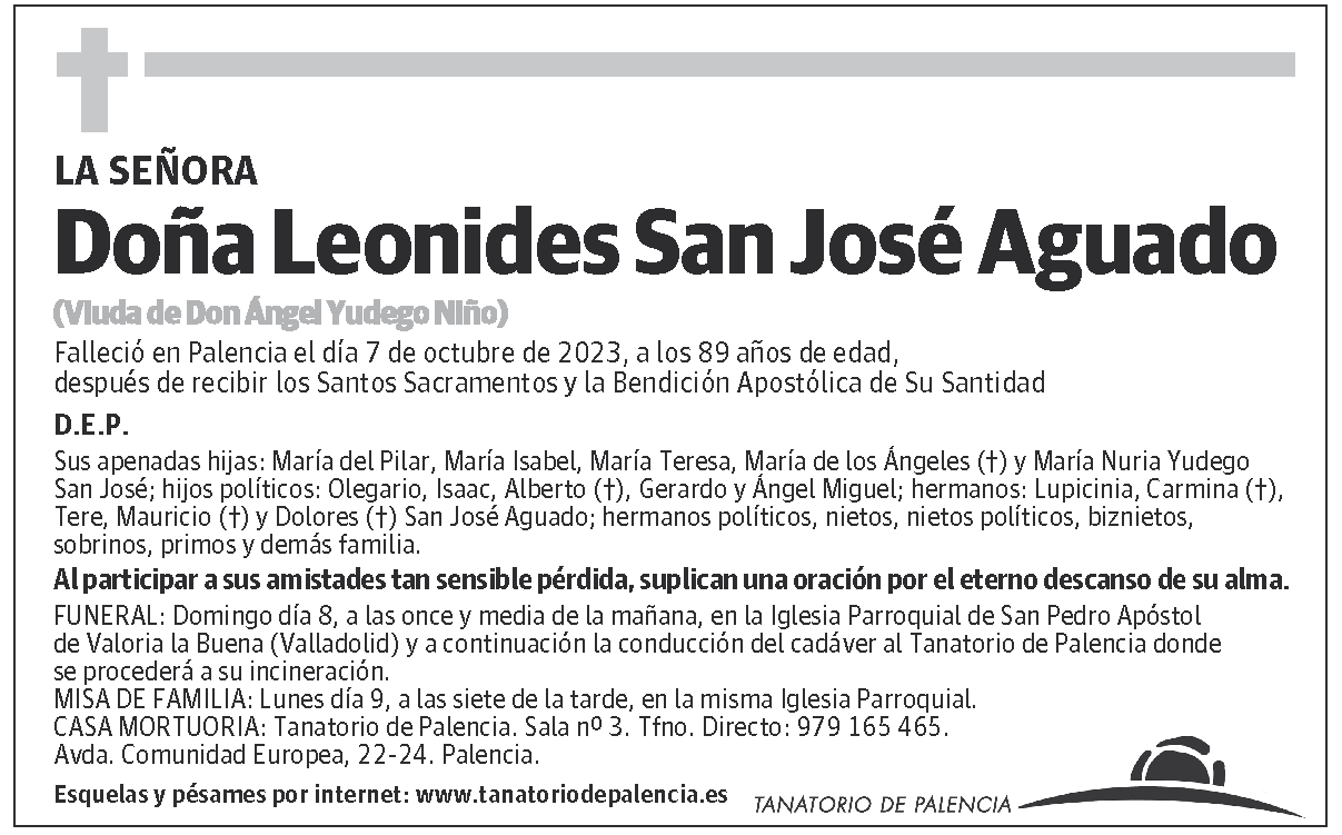 Leonides San José Aguado