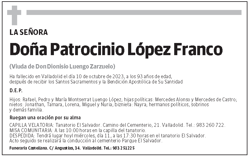 Patrocinio López Franco