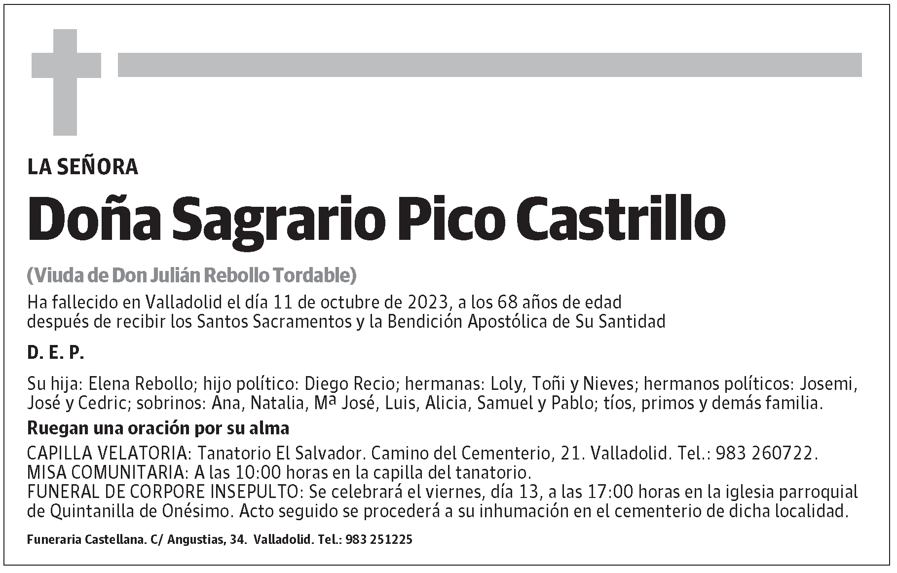 Sagrario Pico Castrillo