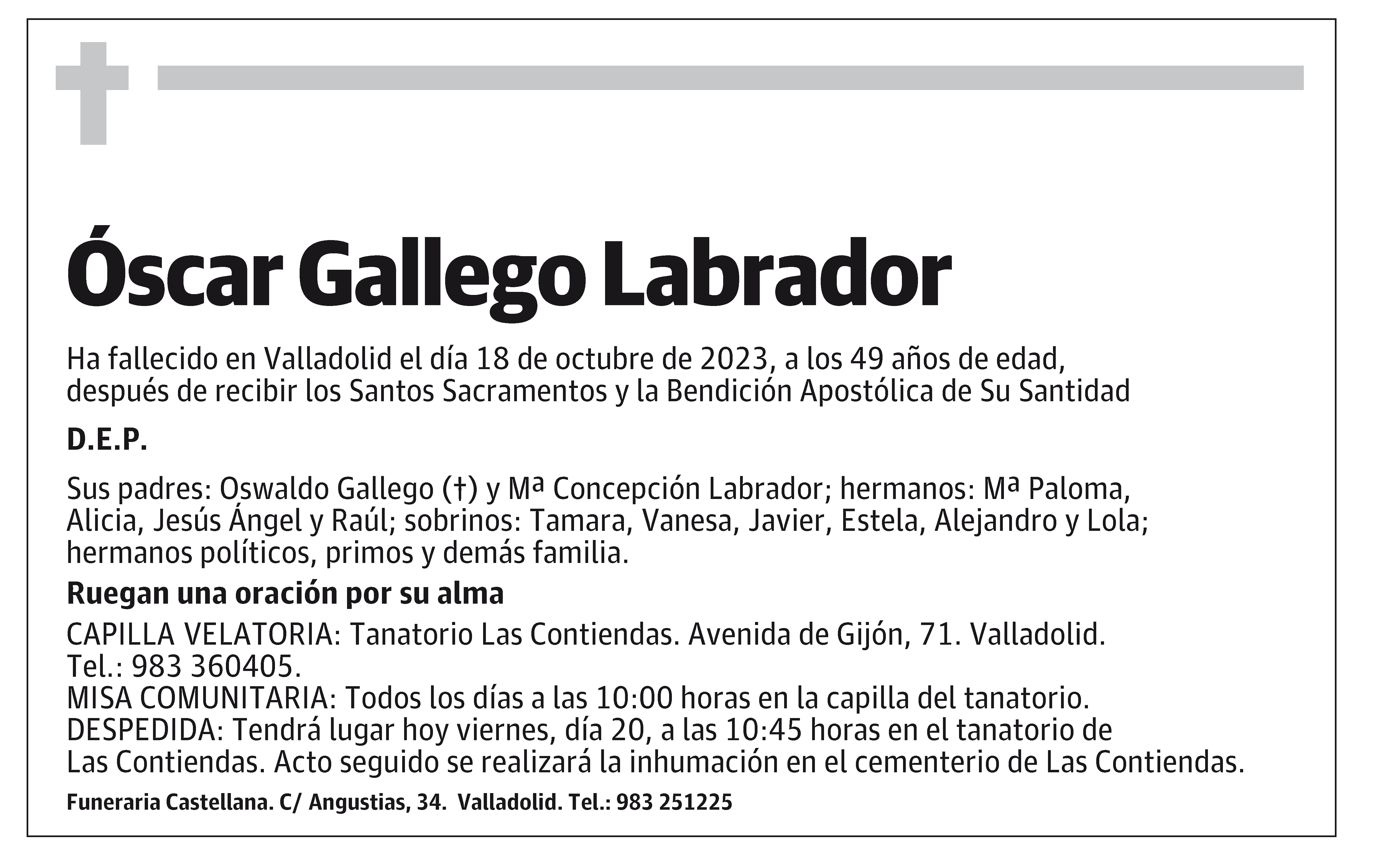 Óscar Gallego Labrador