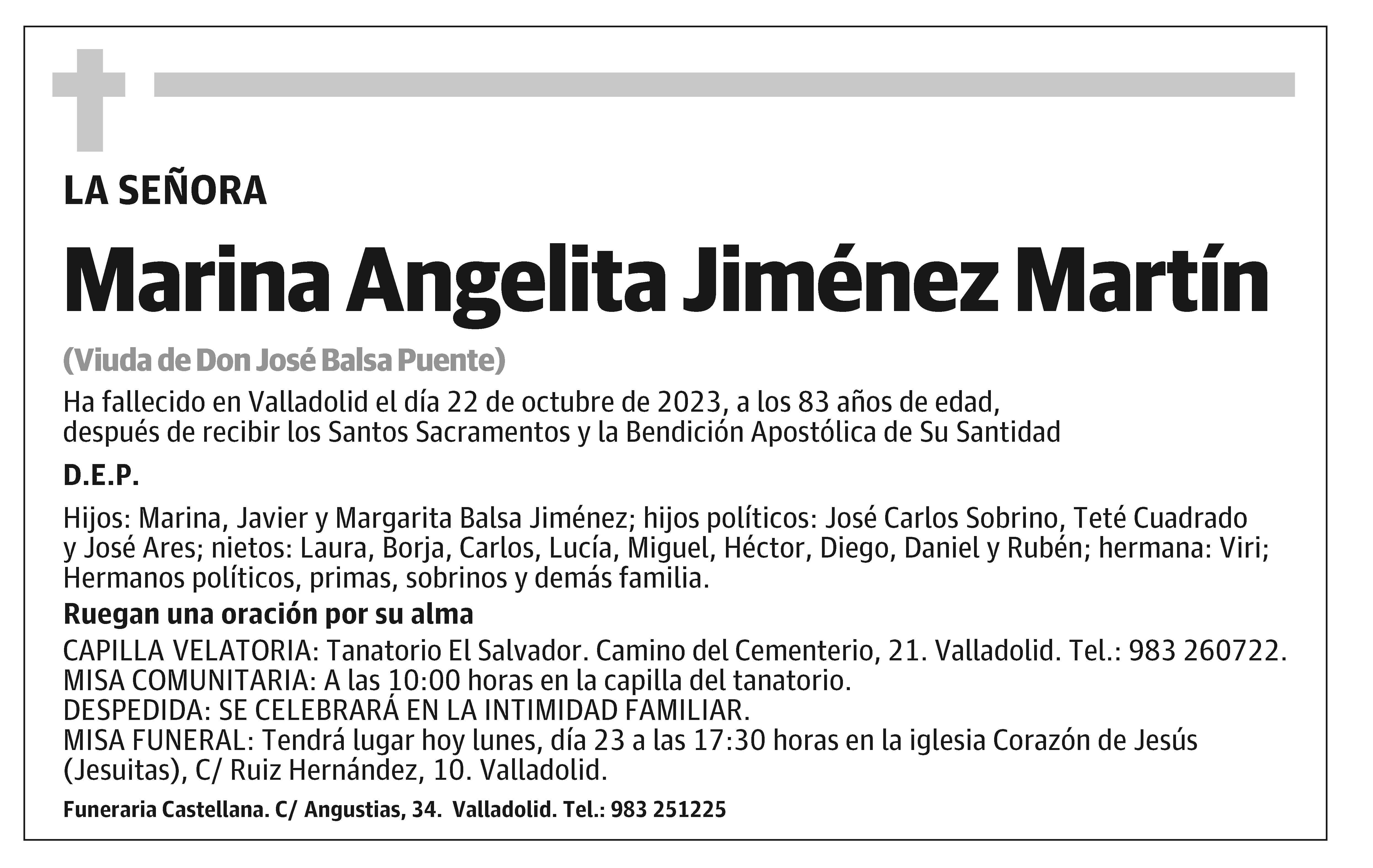 Marina Angelita Jiménez Martín