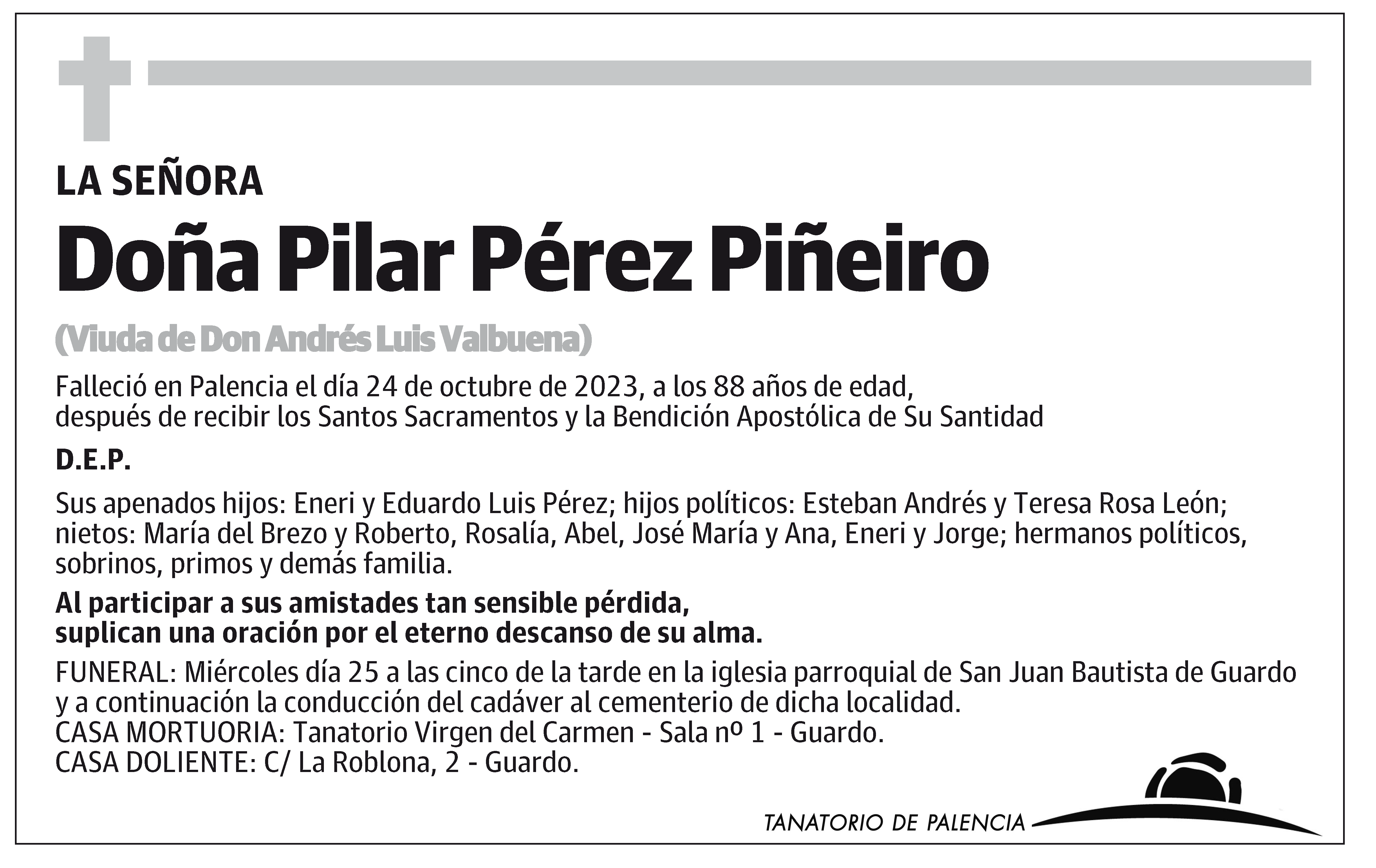 Doña Pilar Pérez Piñeiro