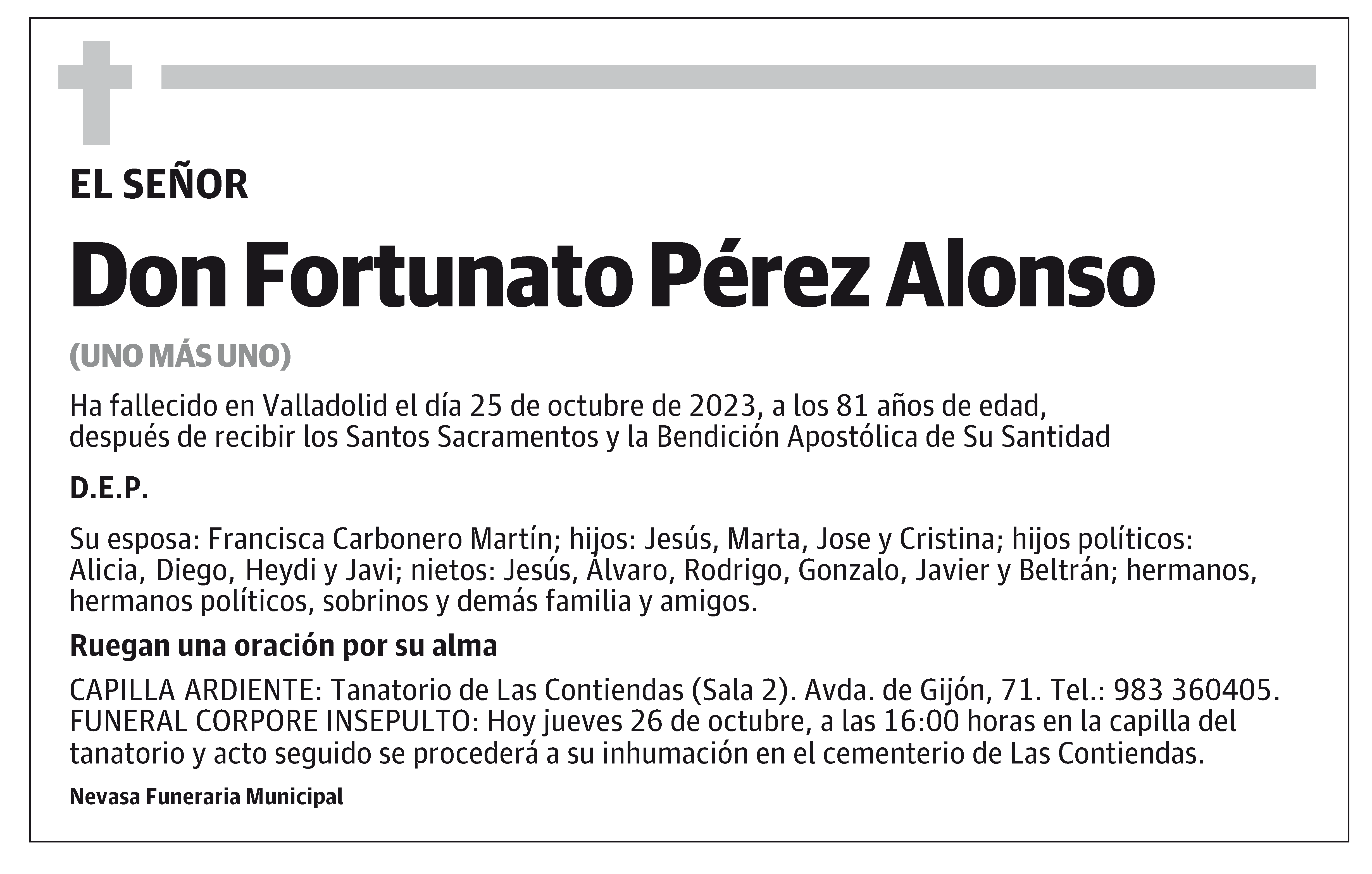 Fortunato Pérez Alonso