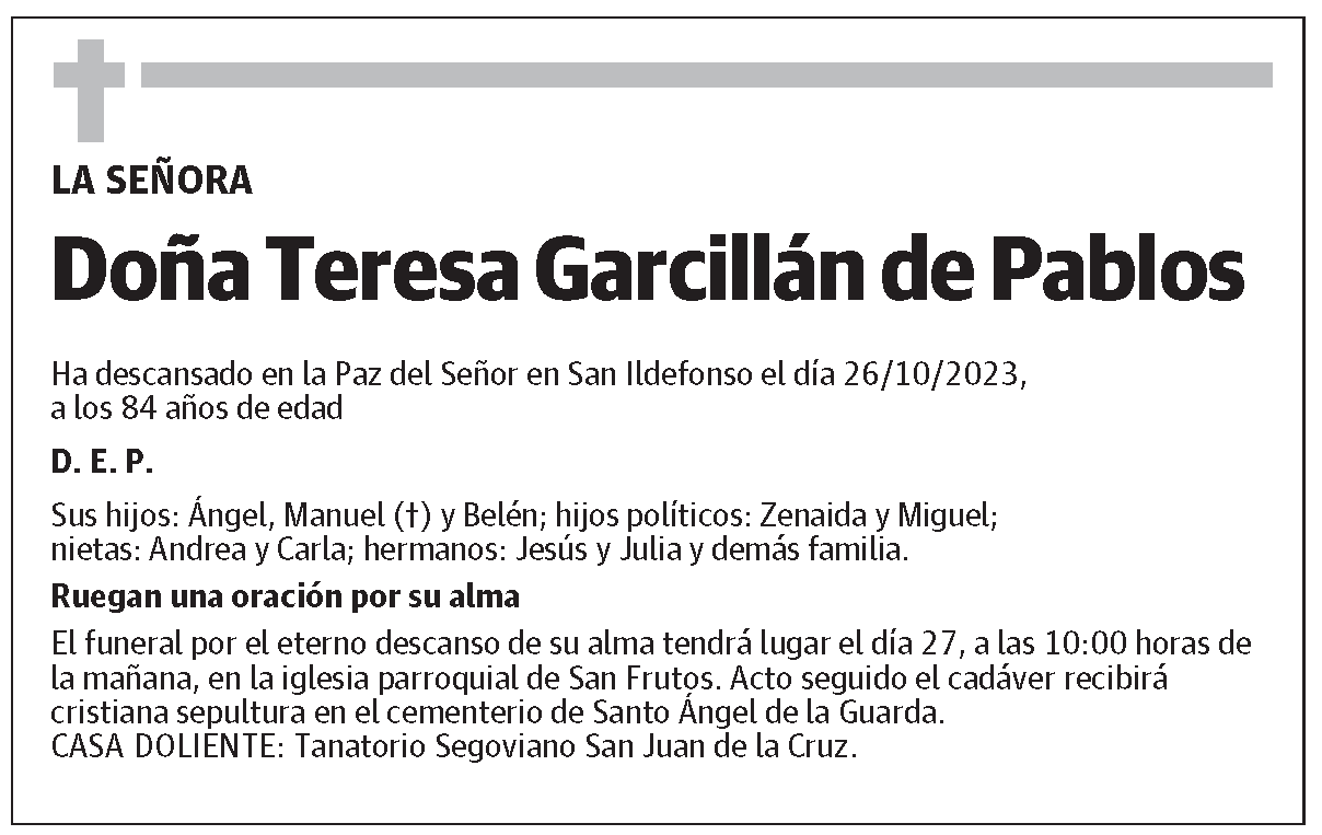 Teresa Garcillán de Pablos