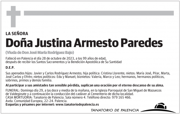 Justina Armesto Paredes
