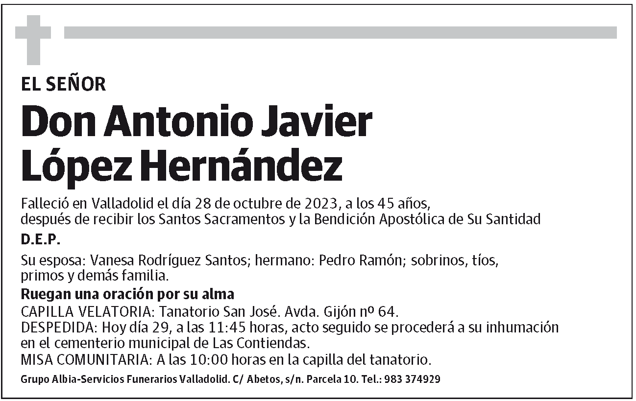 Antonio Javier López Hernández