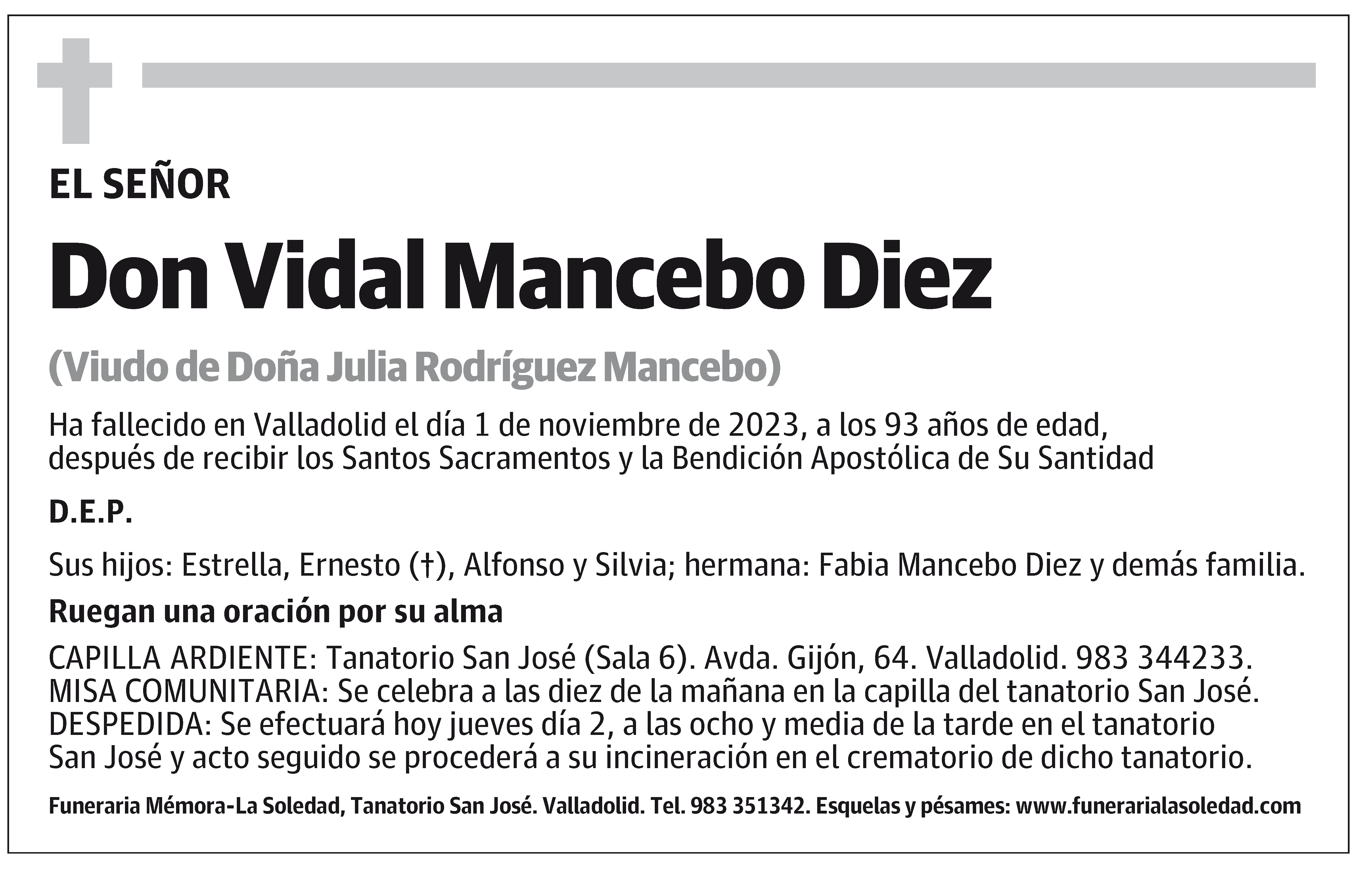 Vidal Mancebo Diez