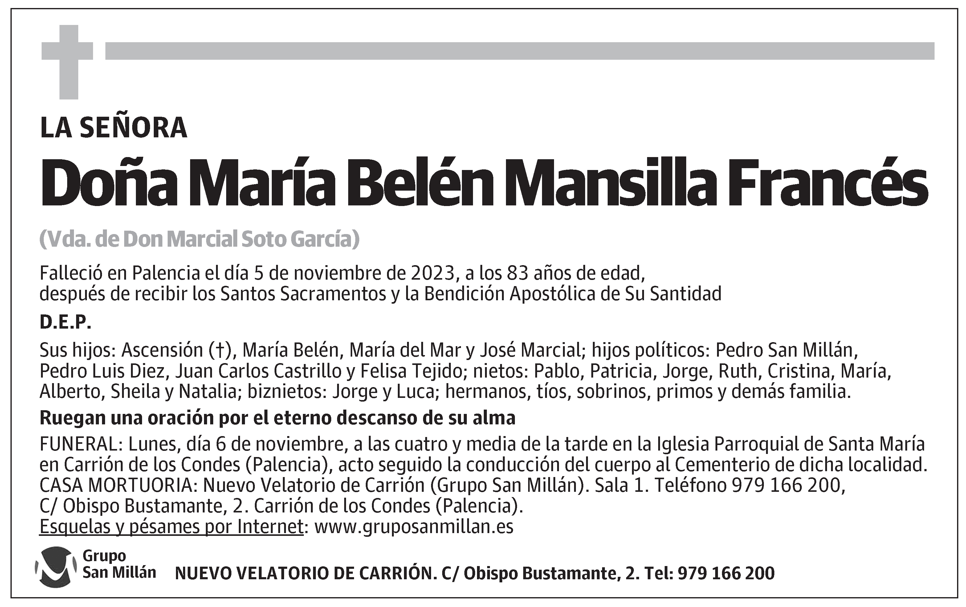 María Belén Mansilla Francés