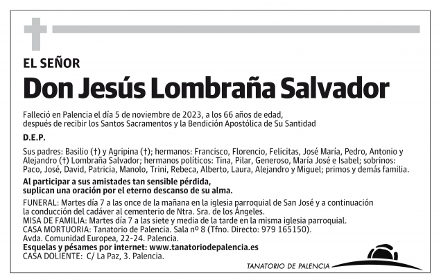 Jesús Lombraña Salvador