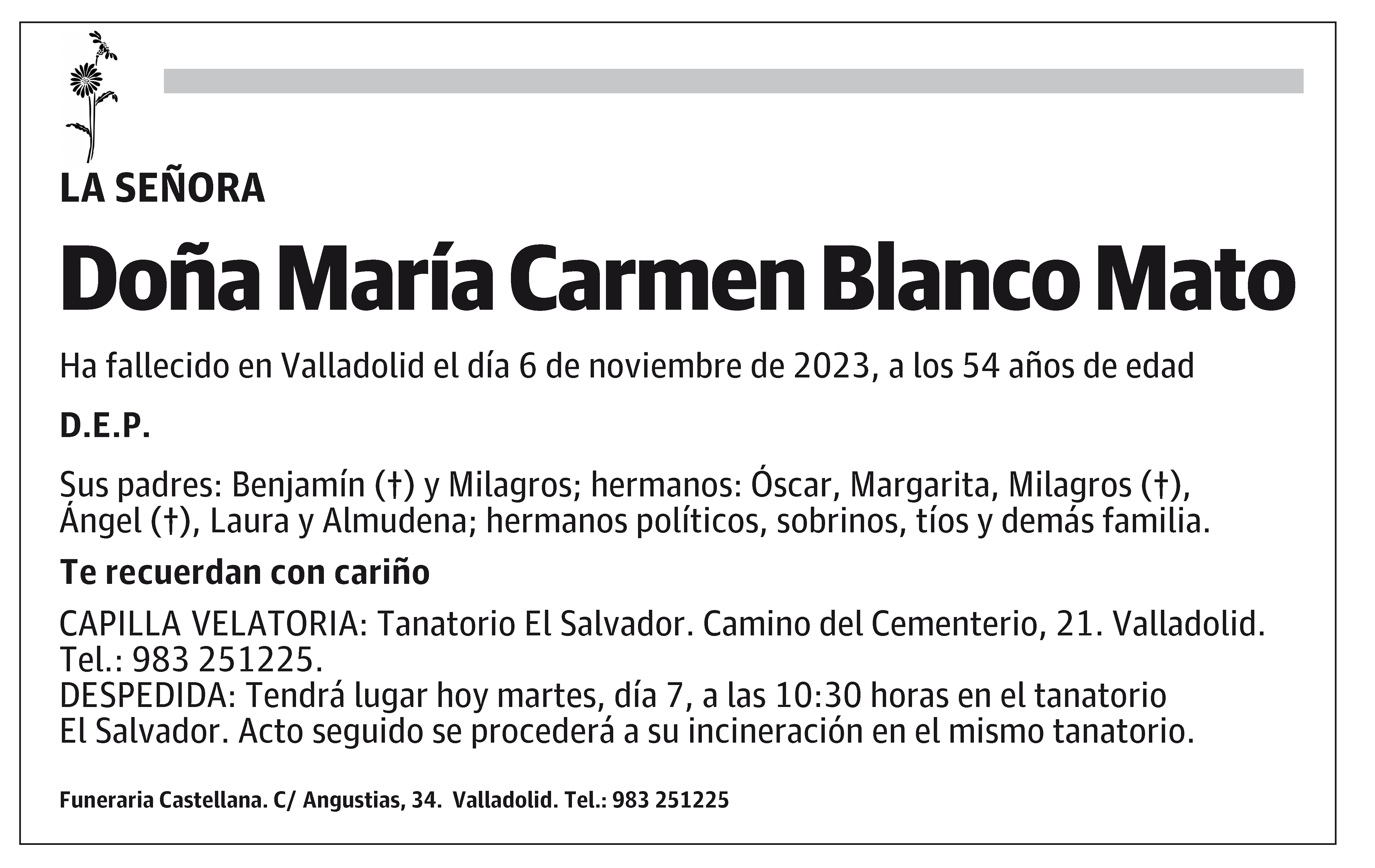 María Carmen Blanco Mato