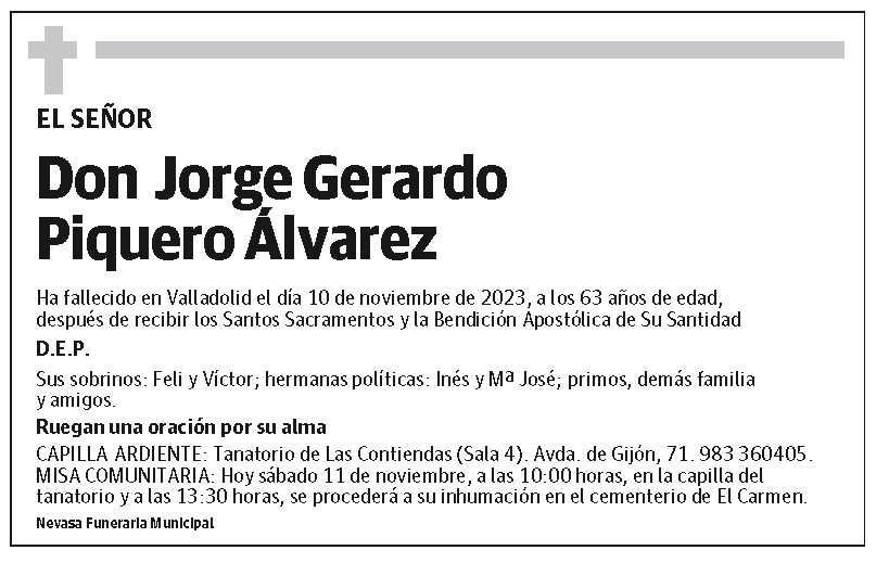 Jorge Gerardo Piquero Álvarez