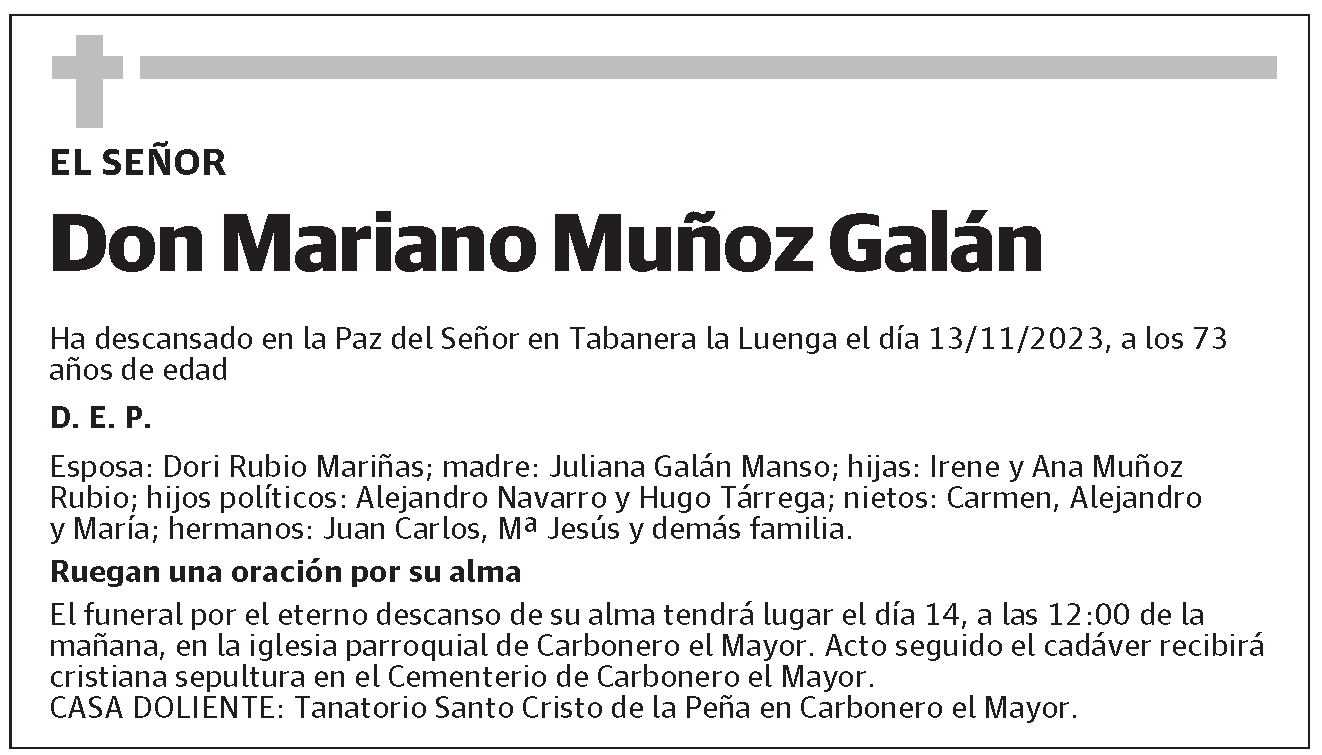 Mariano Muñoz Galán