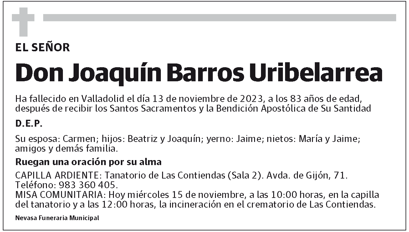 Joaquín Barros Uribelarrea