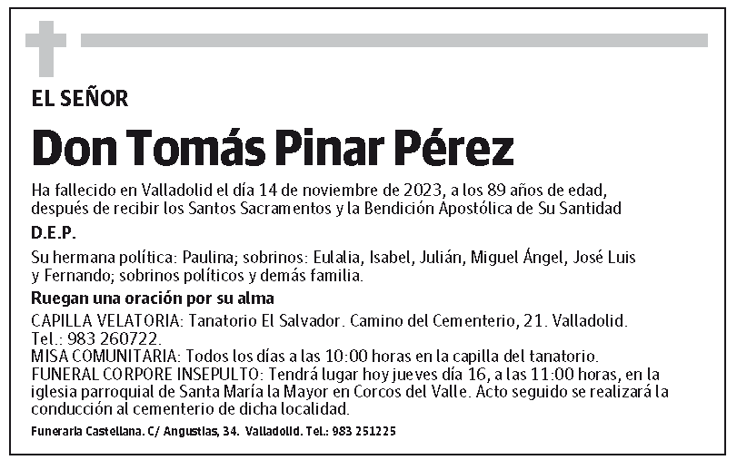 Tomás Pinar Pérez