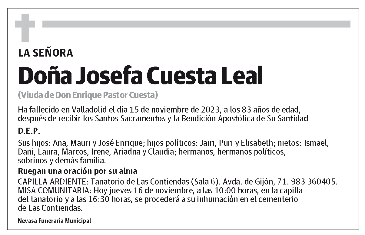 Josefa Cuesta Leal
