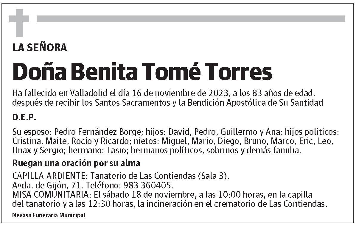 Benita Tomé Torres