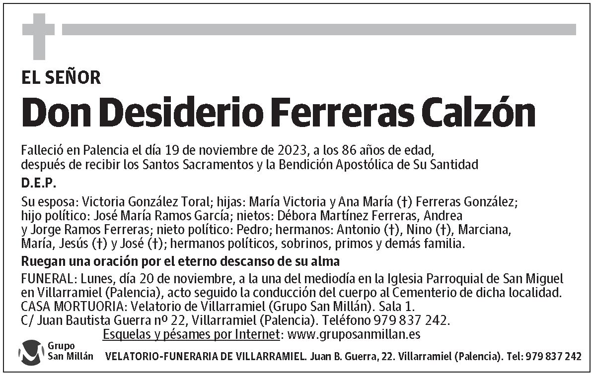 Desiderio Ferreras Calzón