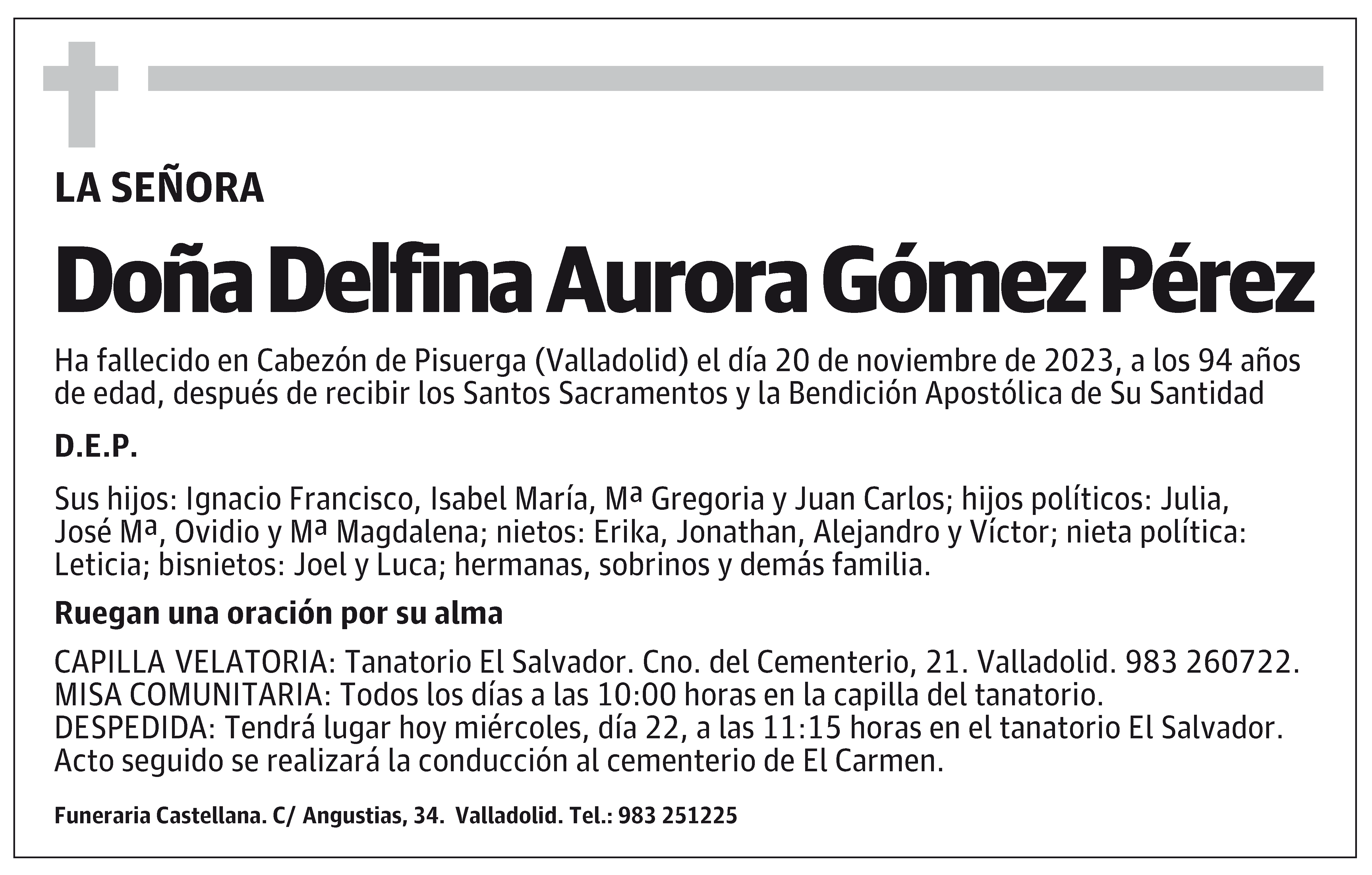 Delfina Aurora Gómez Pérez