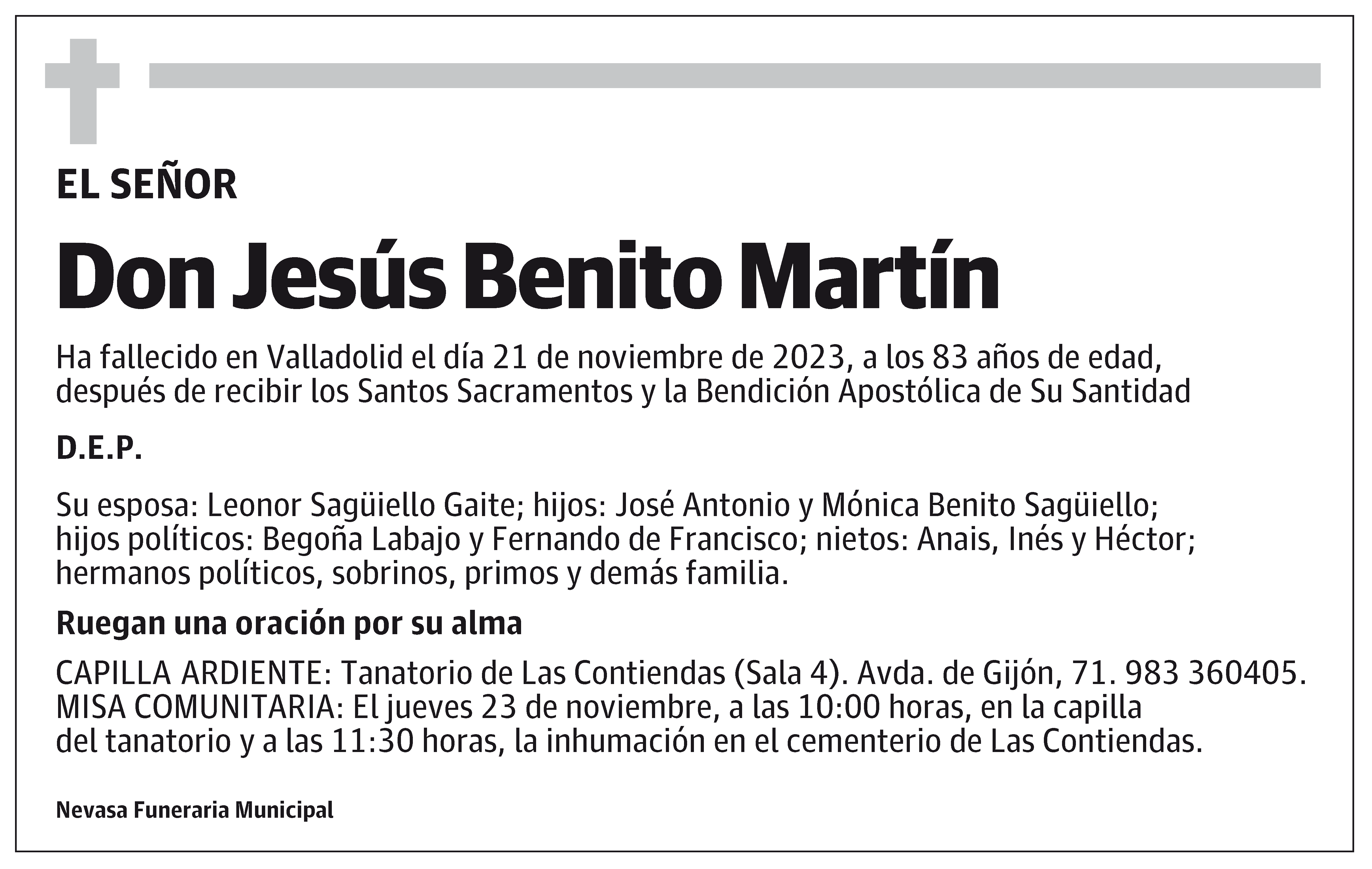 Jesús Benito Martín