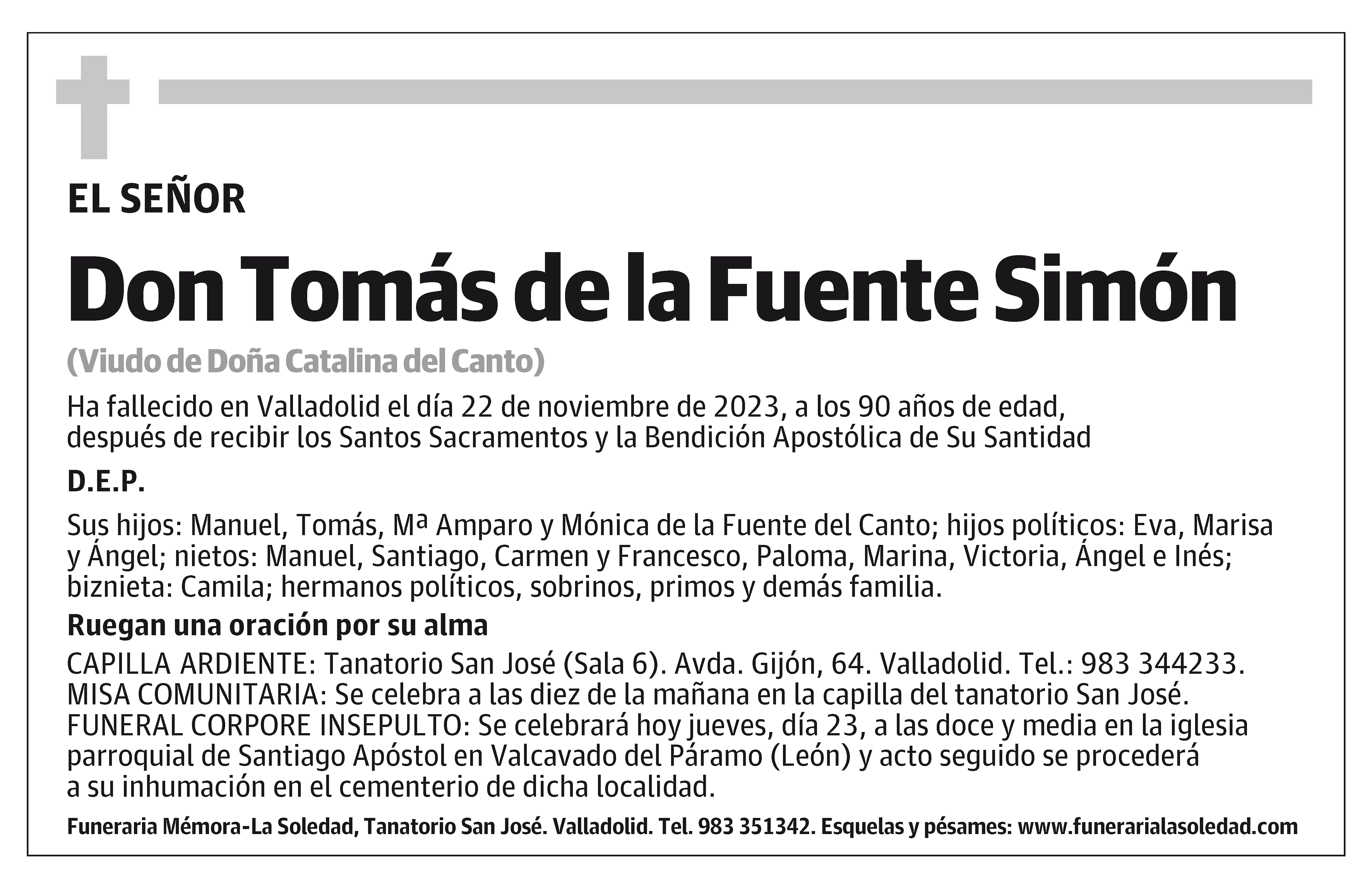 Tomás de la Fuente Simón