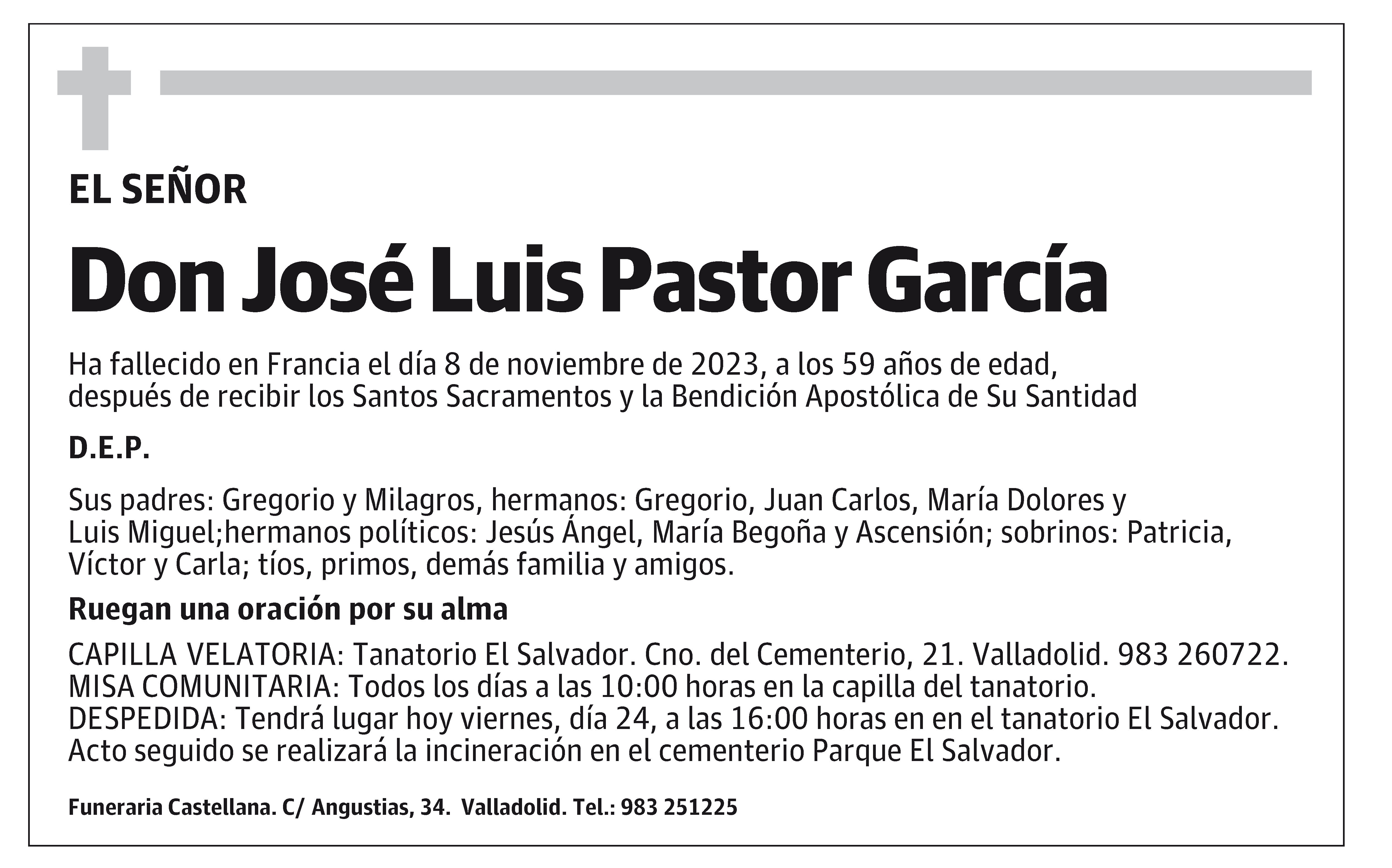 José Luis Pastor García