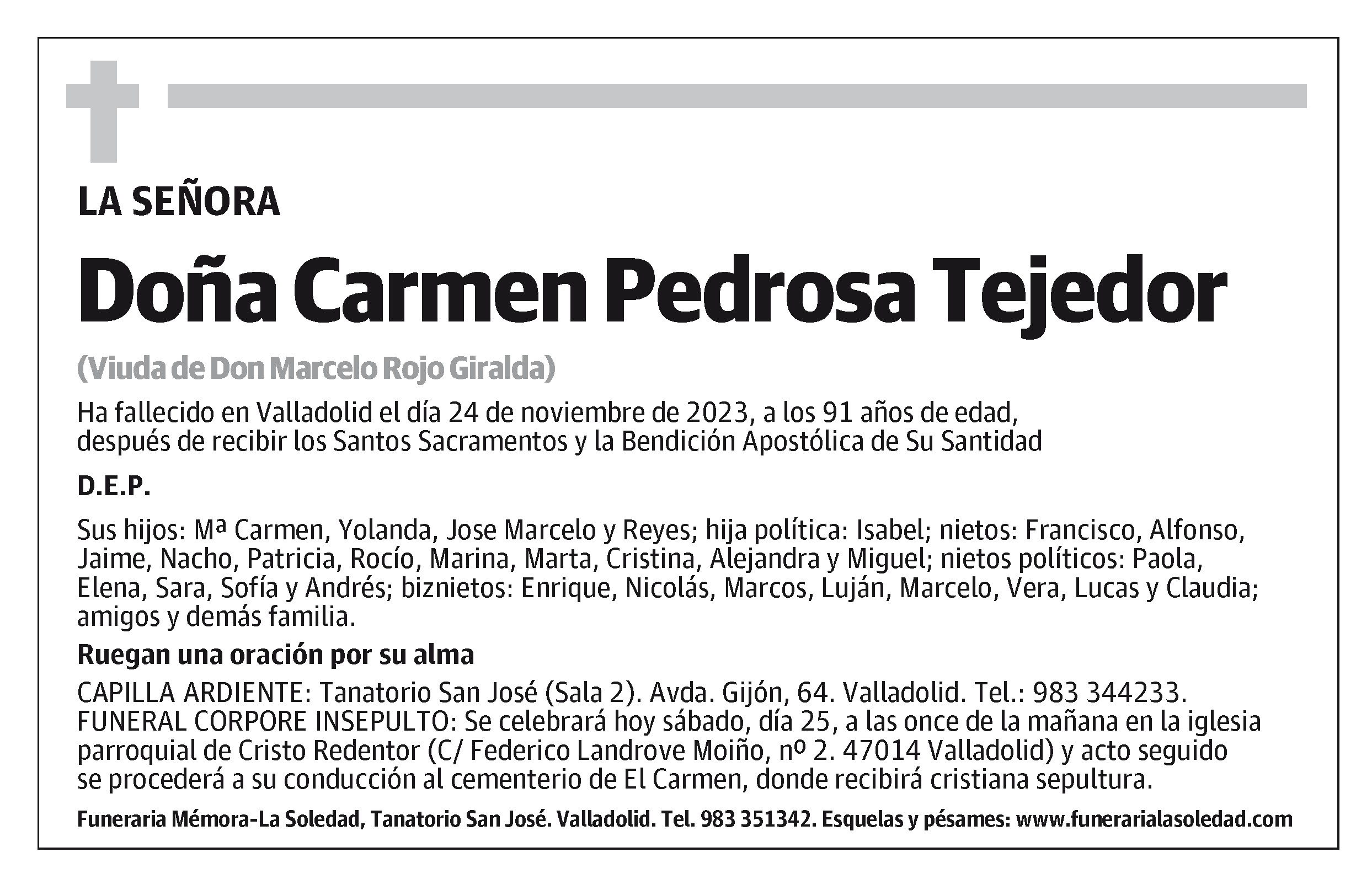 Carmen Pedrosa Tejedor