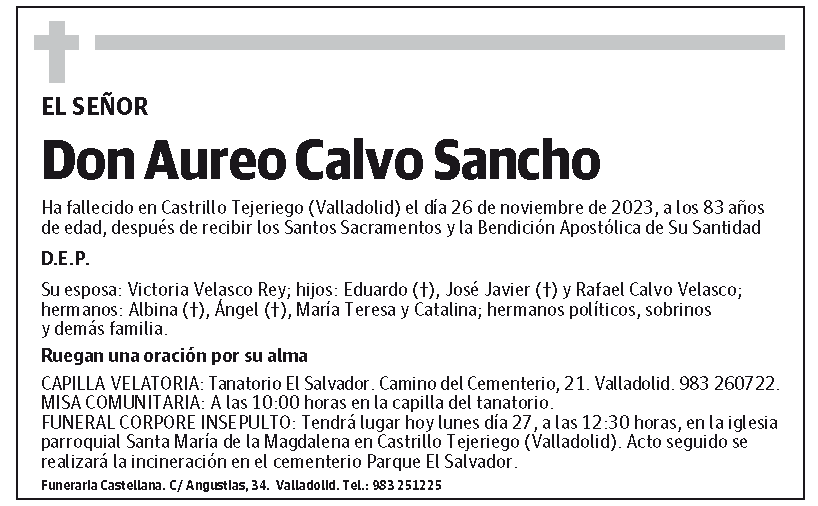 Aureo Calvo Sancho