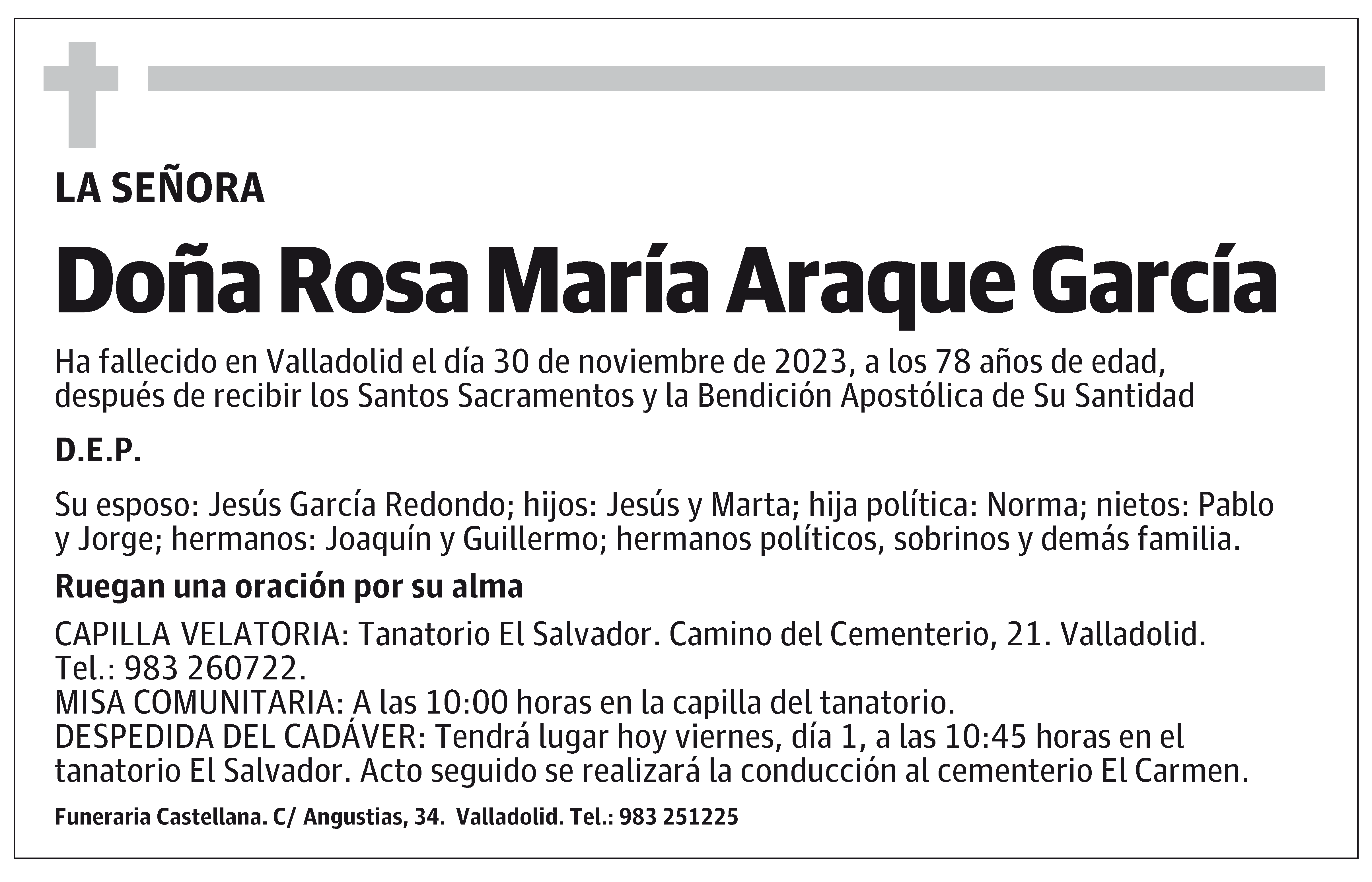 Rosa María Araque García