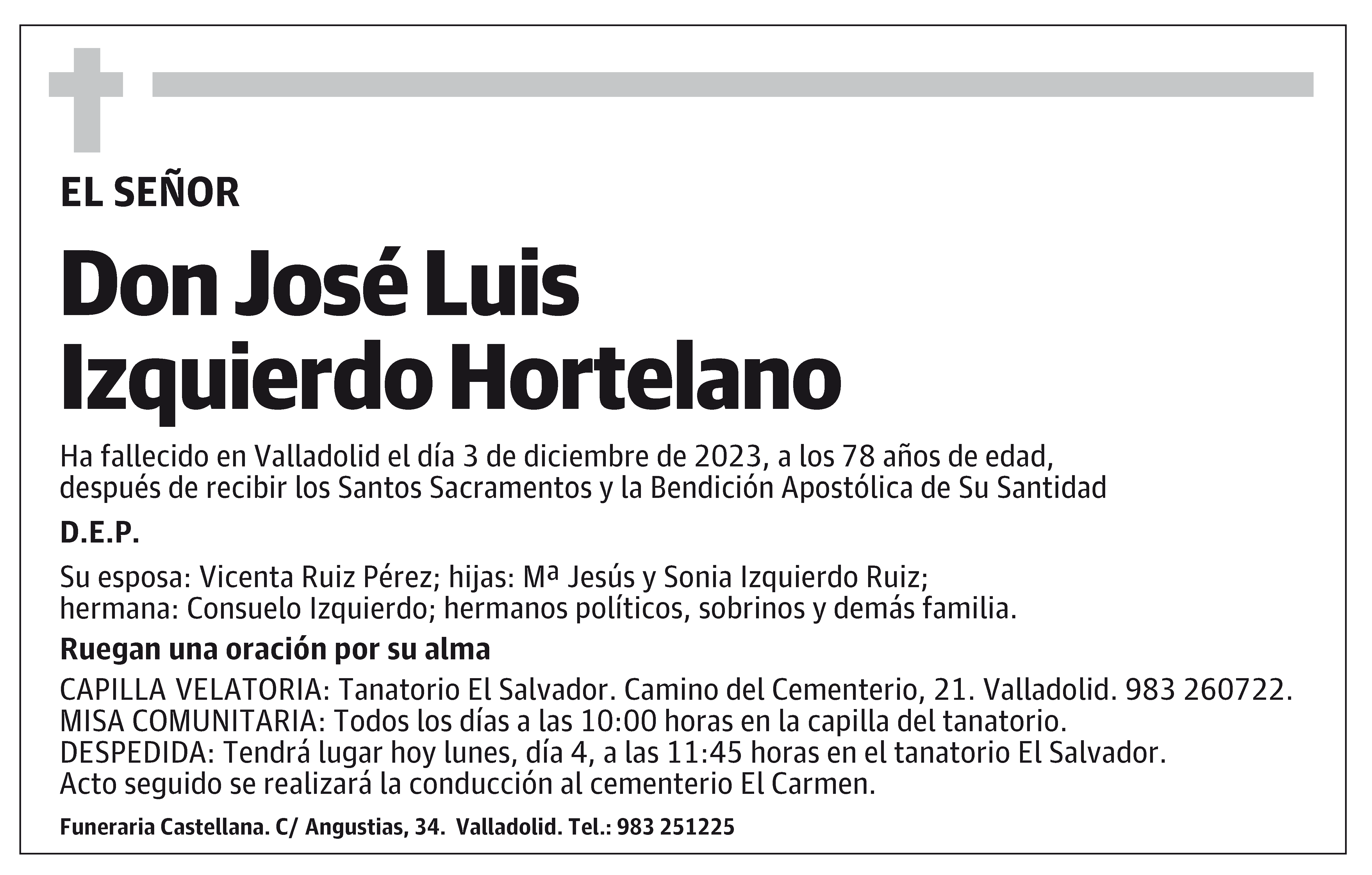 José Luis Izquierdo Hortelano