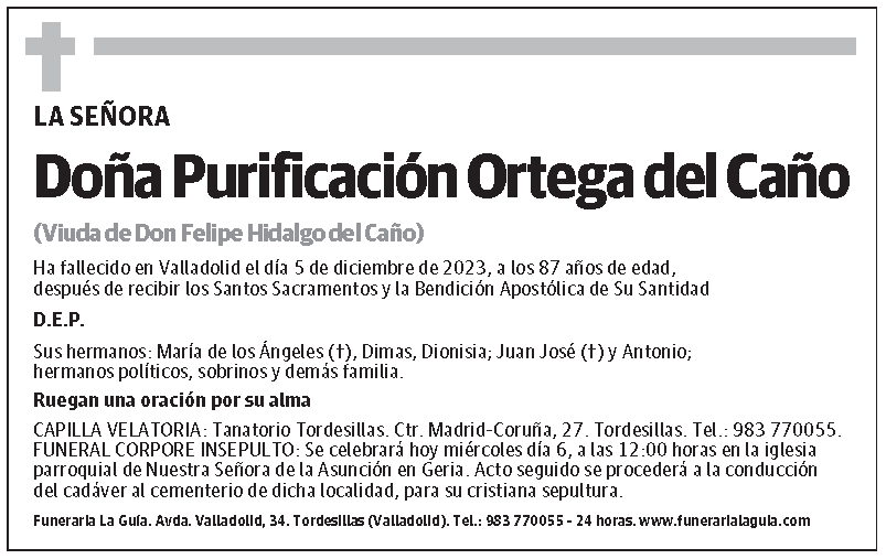 Purificación Ortega del Caño
