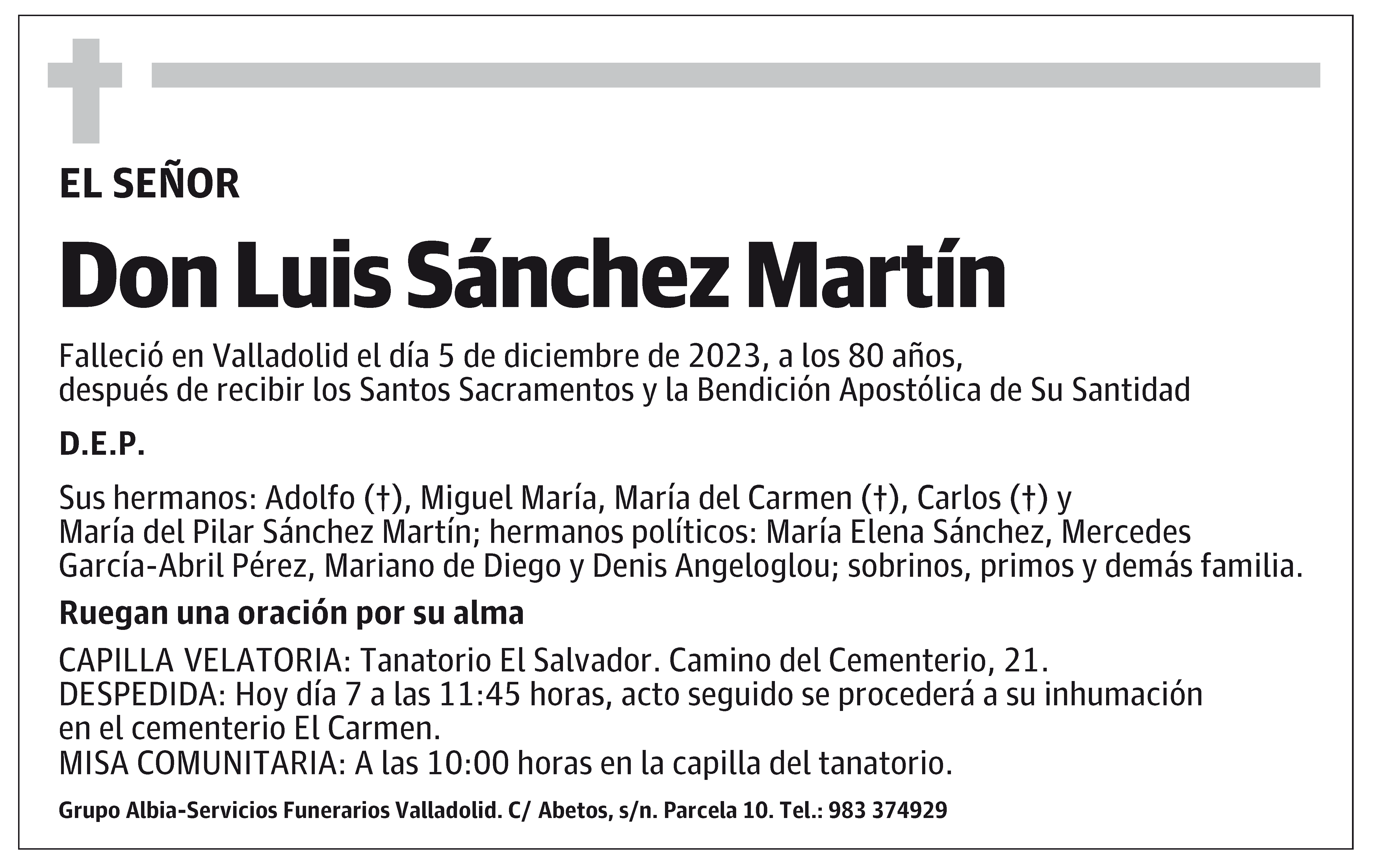 Luis Sánchez Martín