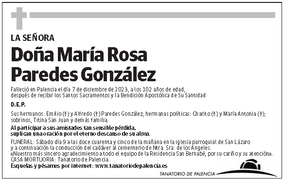 María Rosa Paredes González