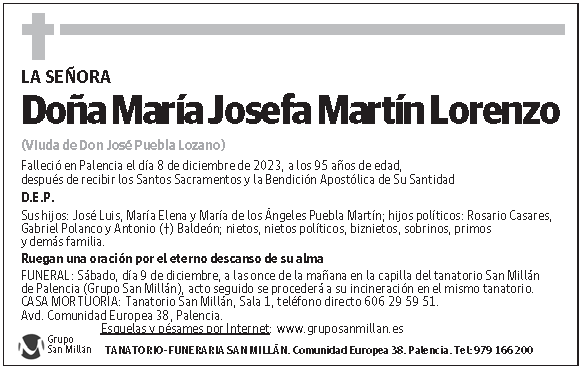 María Josefa Martín Lorenzo