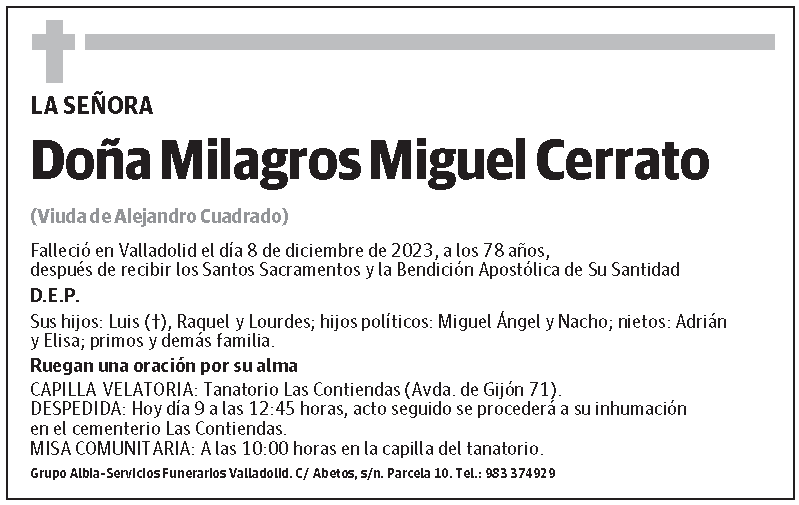 Milagros Miguel Cerrato